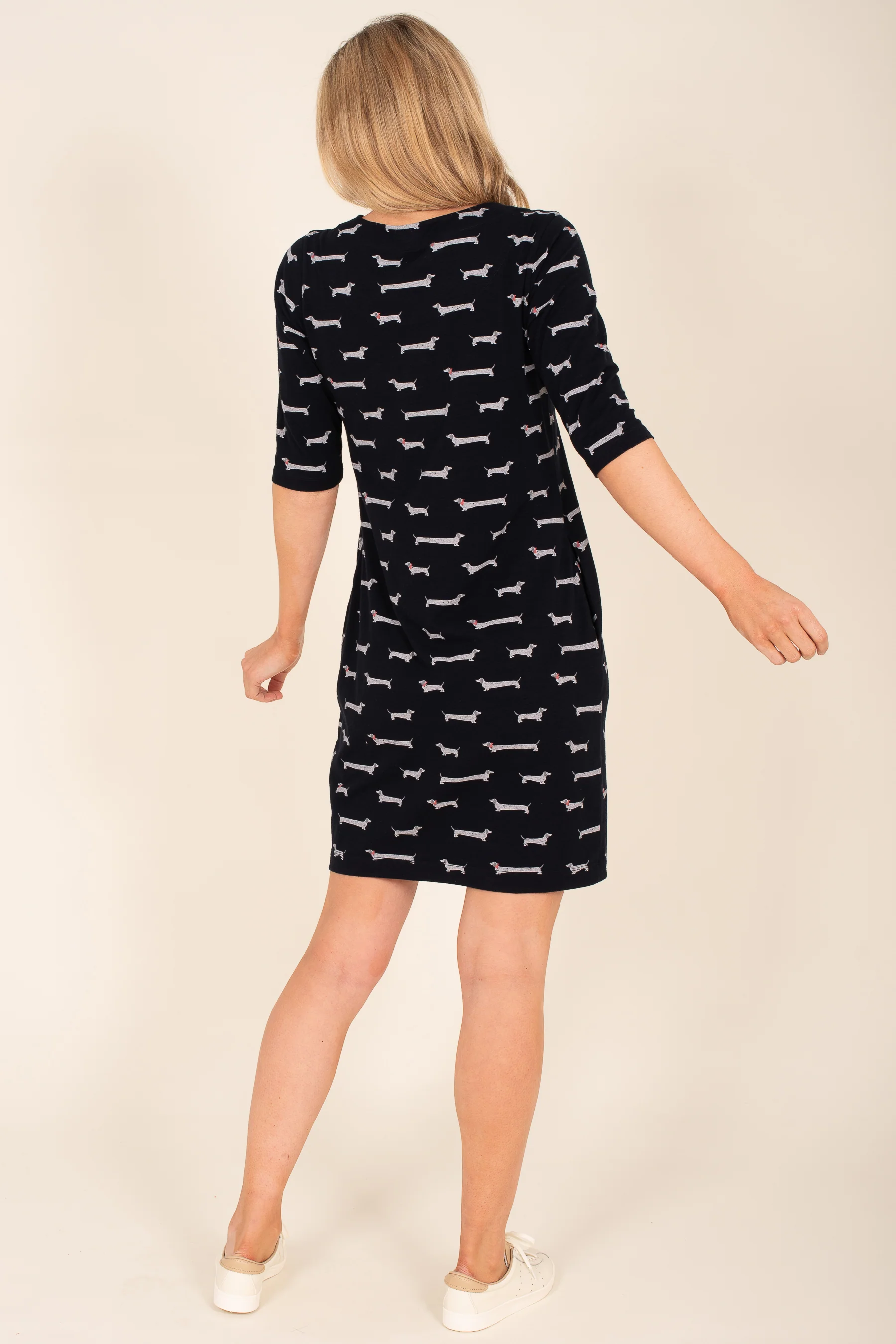 Sausage Dog 3/4 Sleeve Dress - Image 2