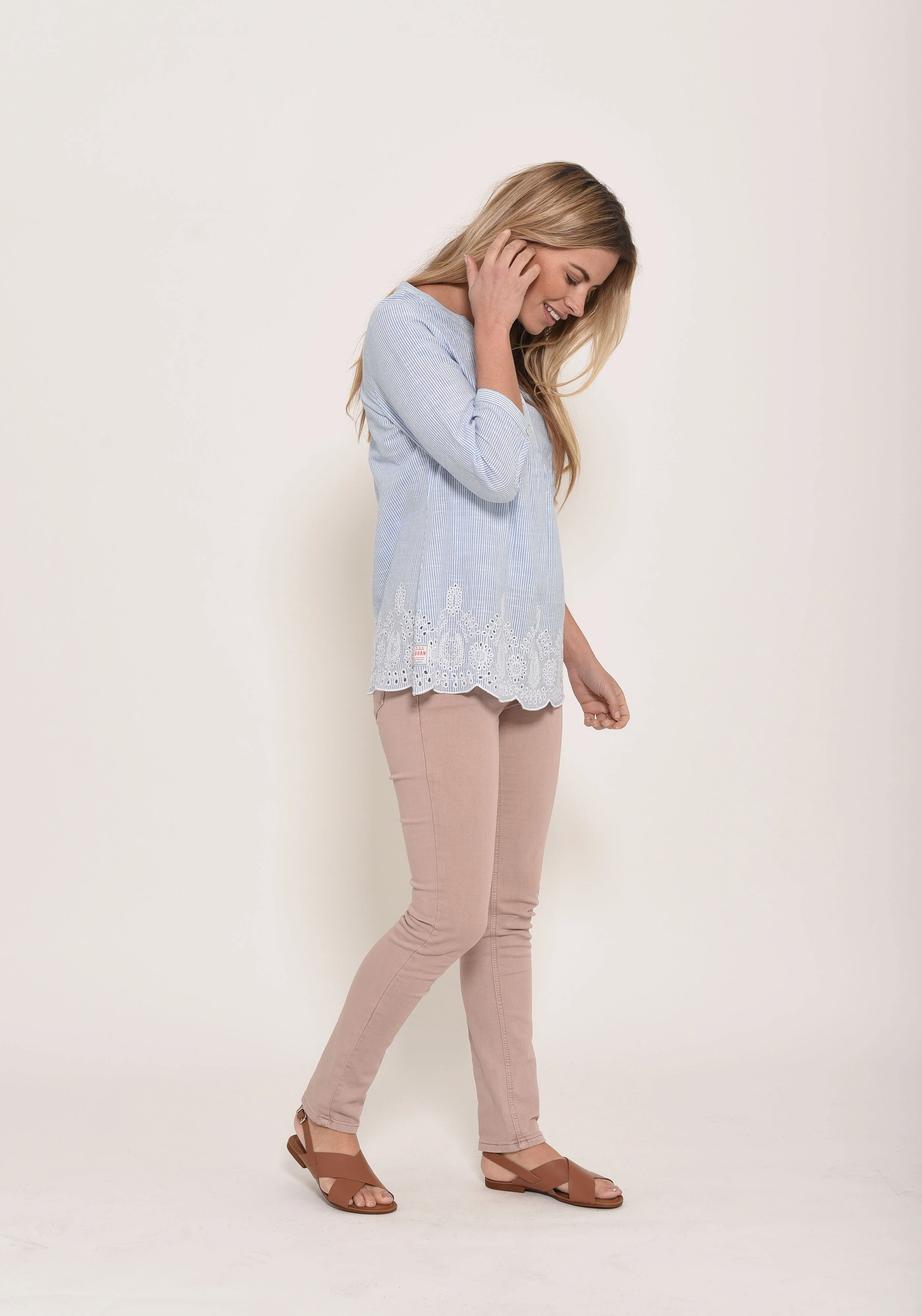 Scalloped Hem Blouse - Image 4