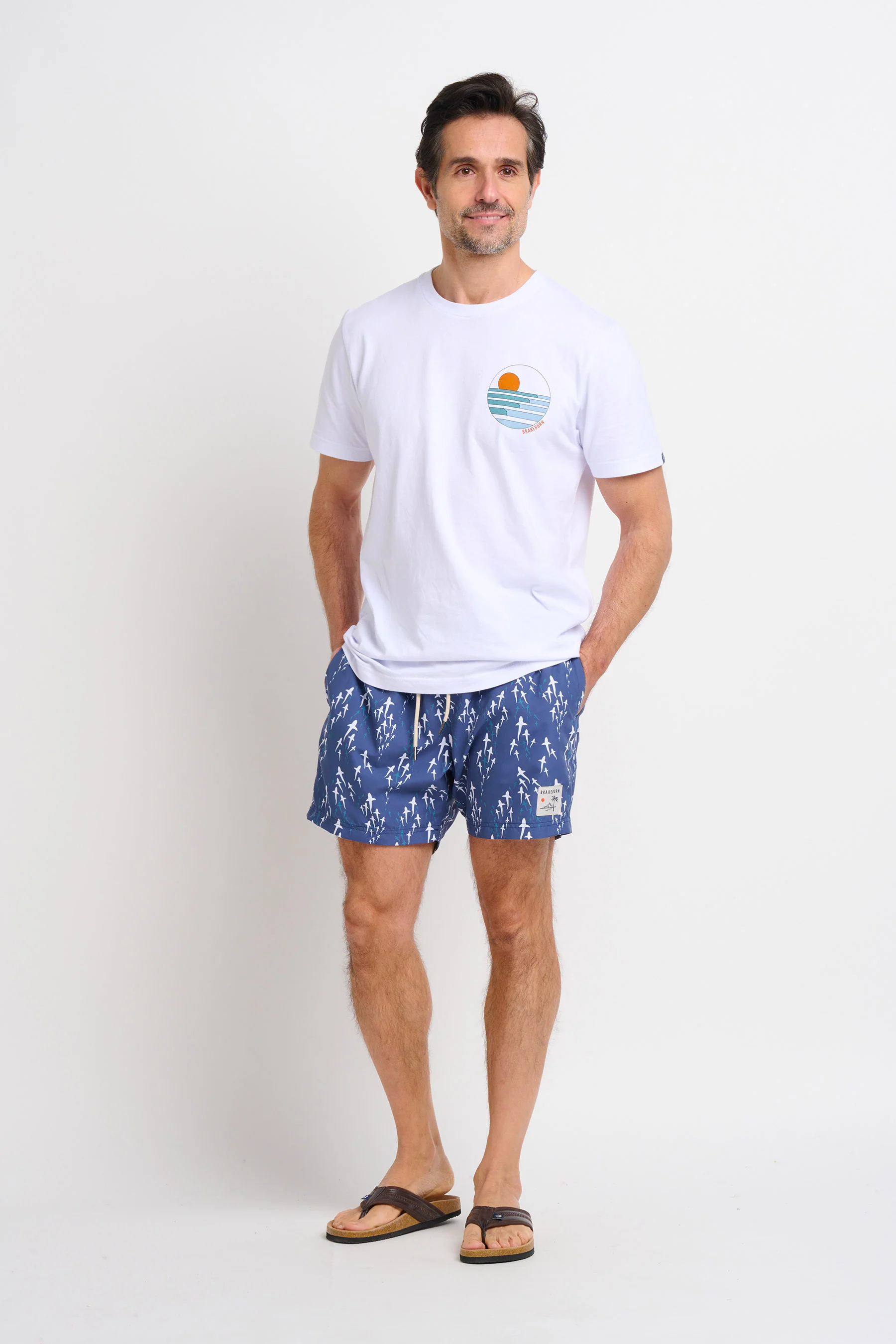 Sea of Sharks Swim Shorts - Image 5