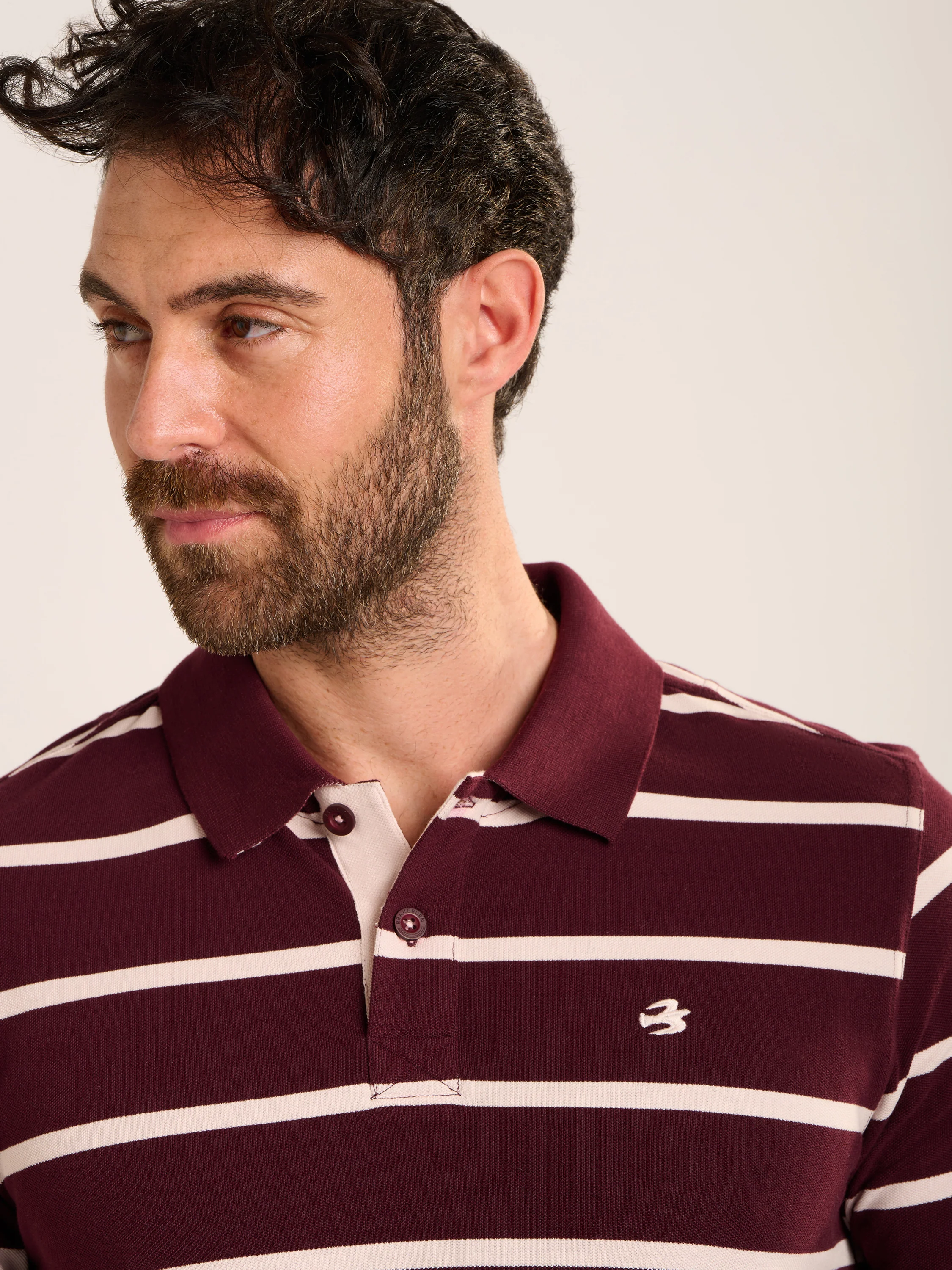 Seaham Stripe Pique Polo - Image 3