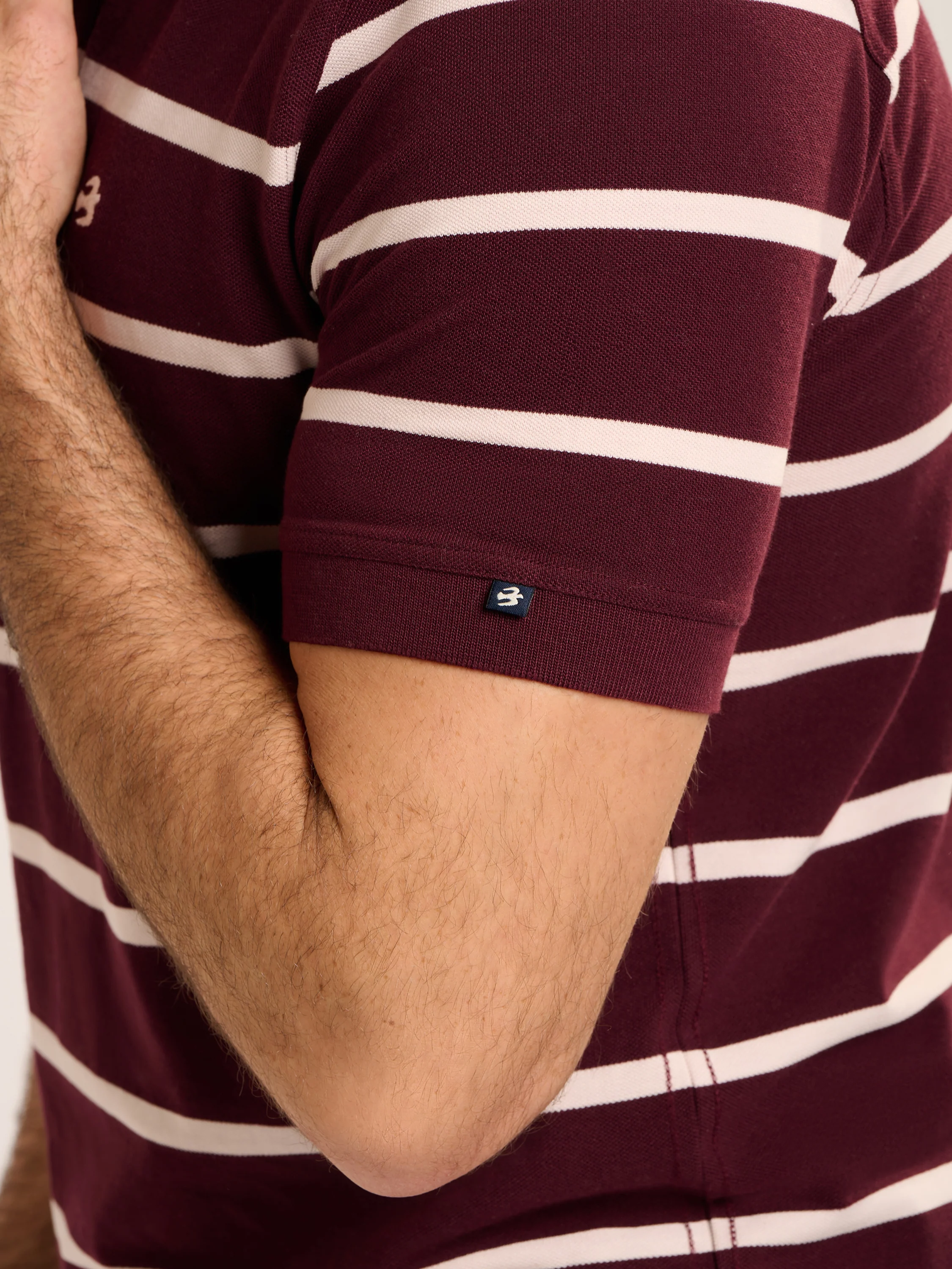 Seaham Stripe Pique Polo - Image 7