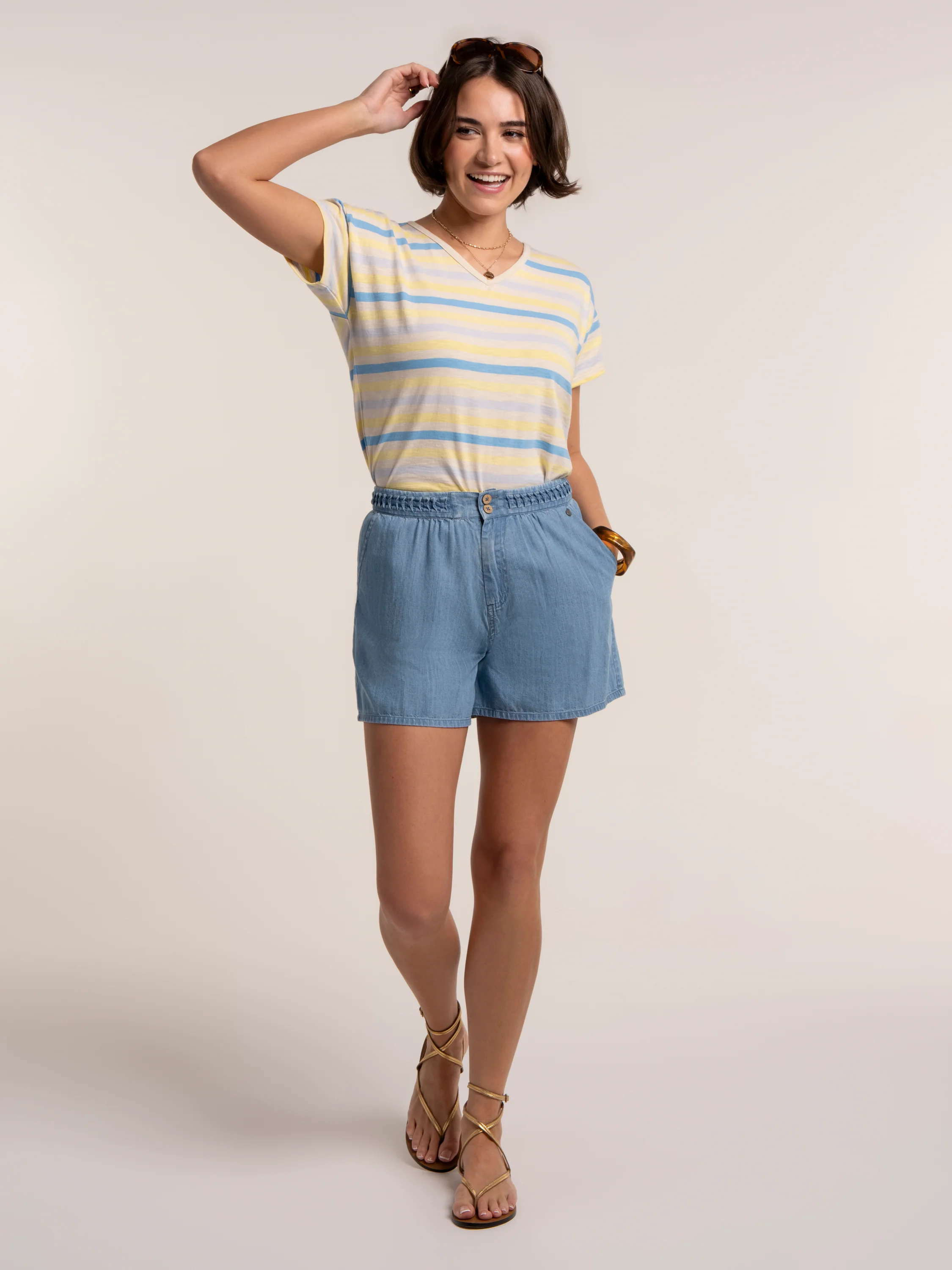 Seas Stripe T-Shirt - Image 5