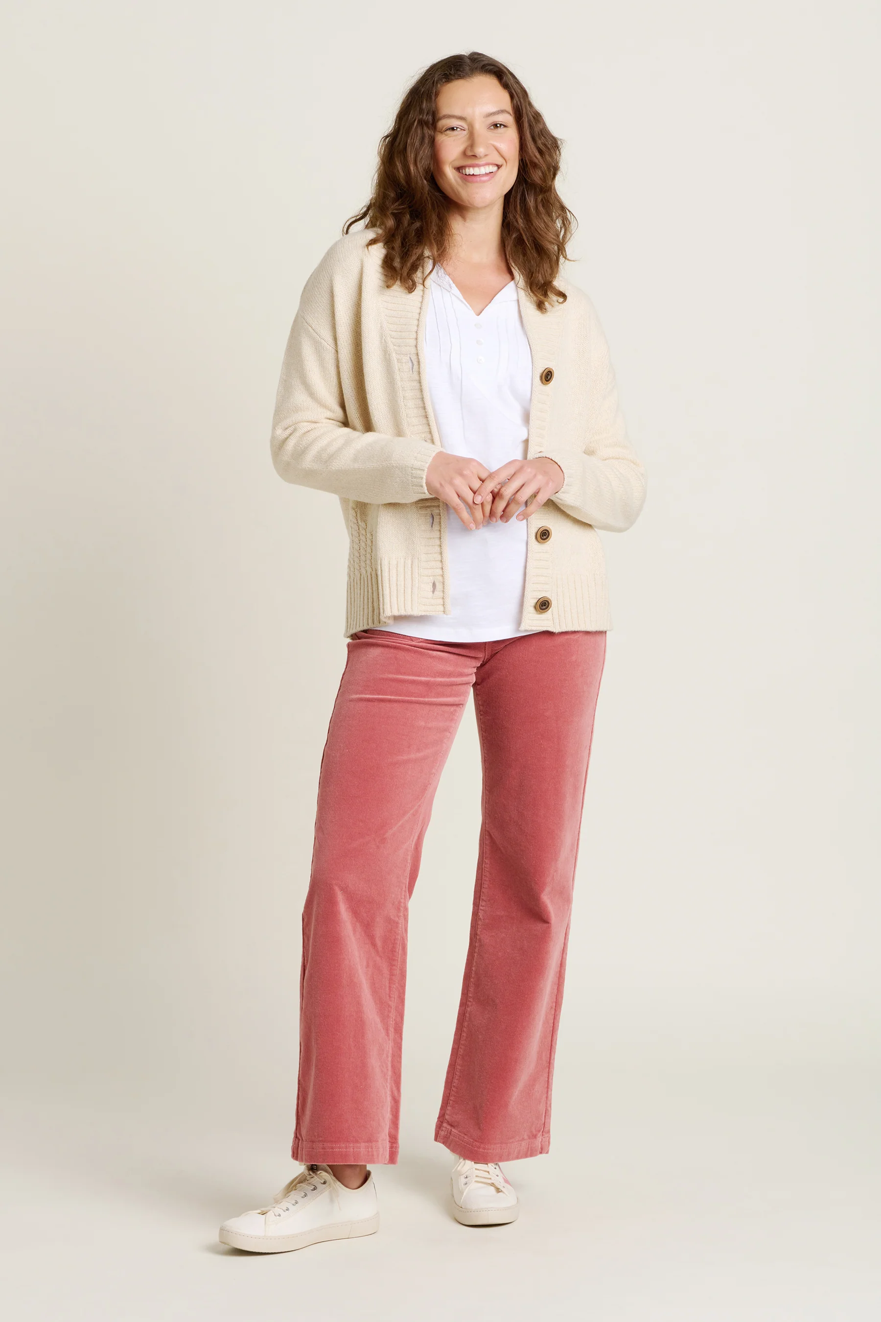 Shawl Collar Knitted Cardigan - Image 4