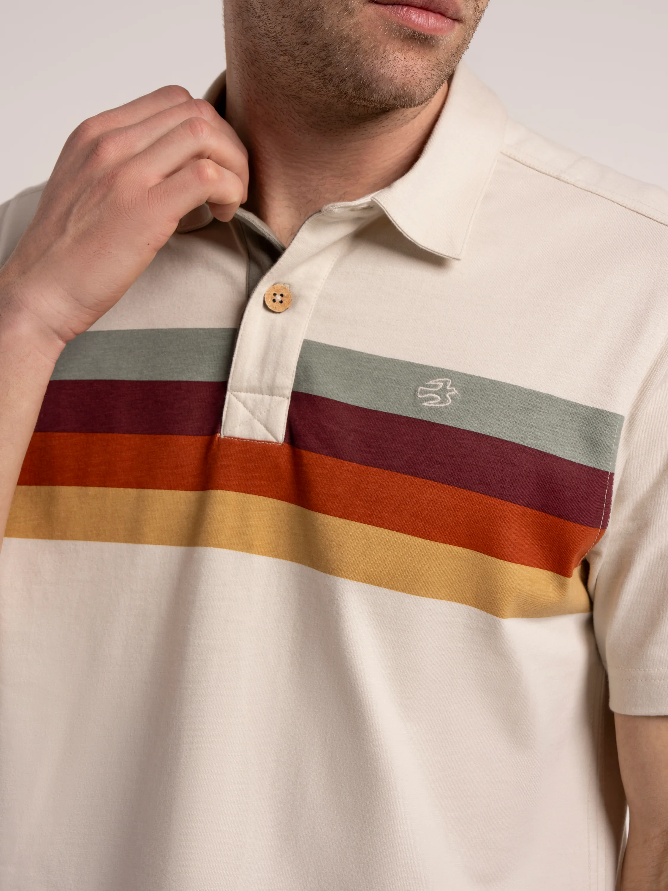 Shillingford Retro Stripe Polo - Image 3