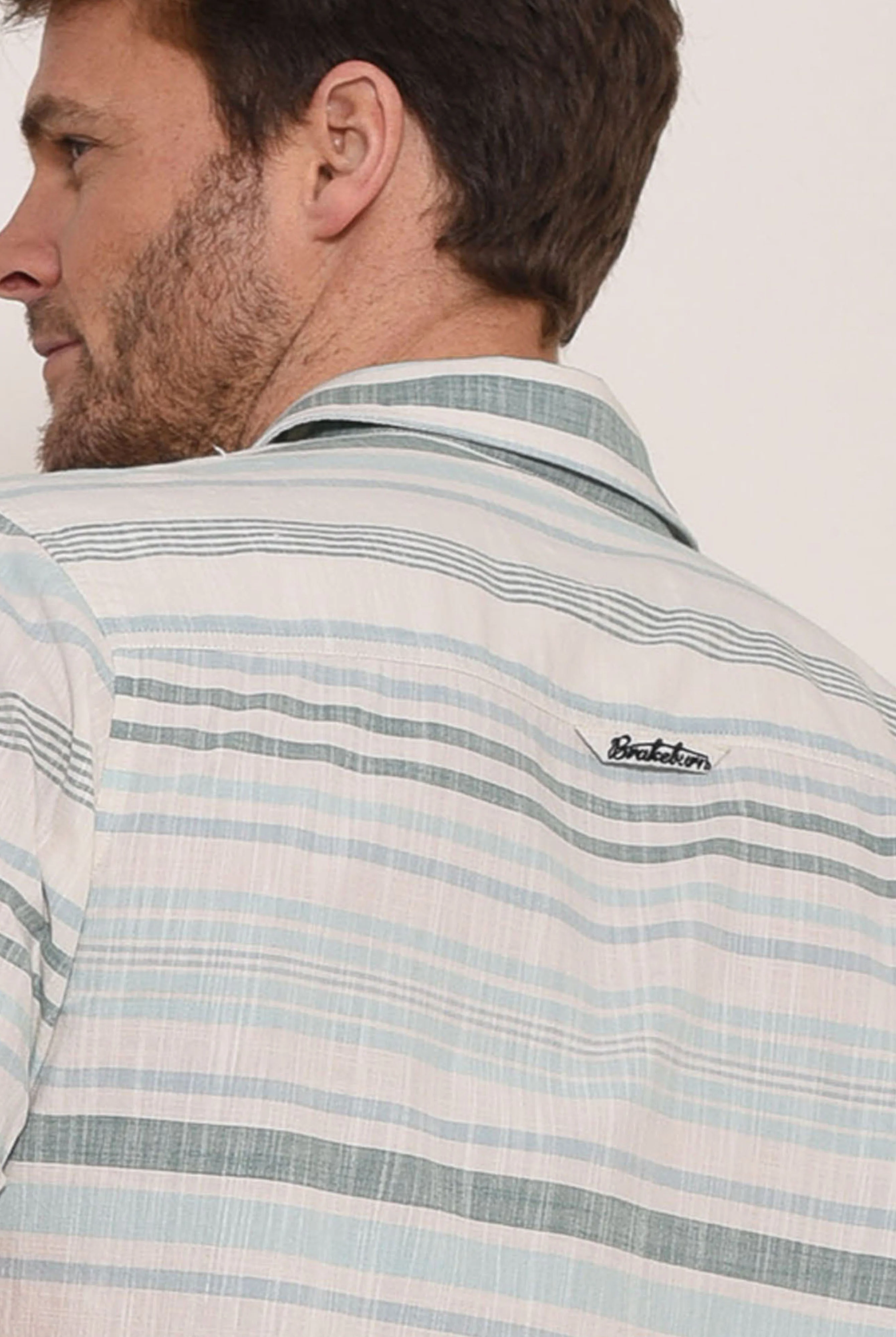 Short Sleeve Stripe Shirt - Image 2