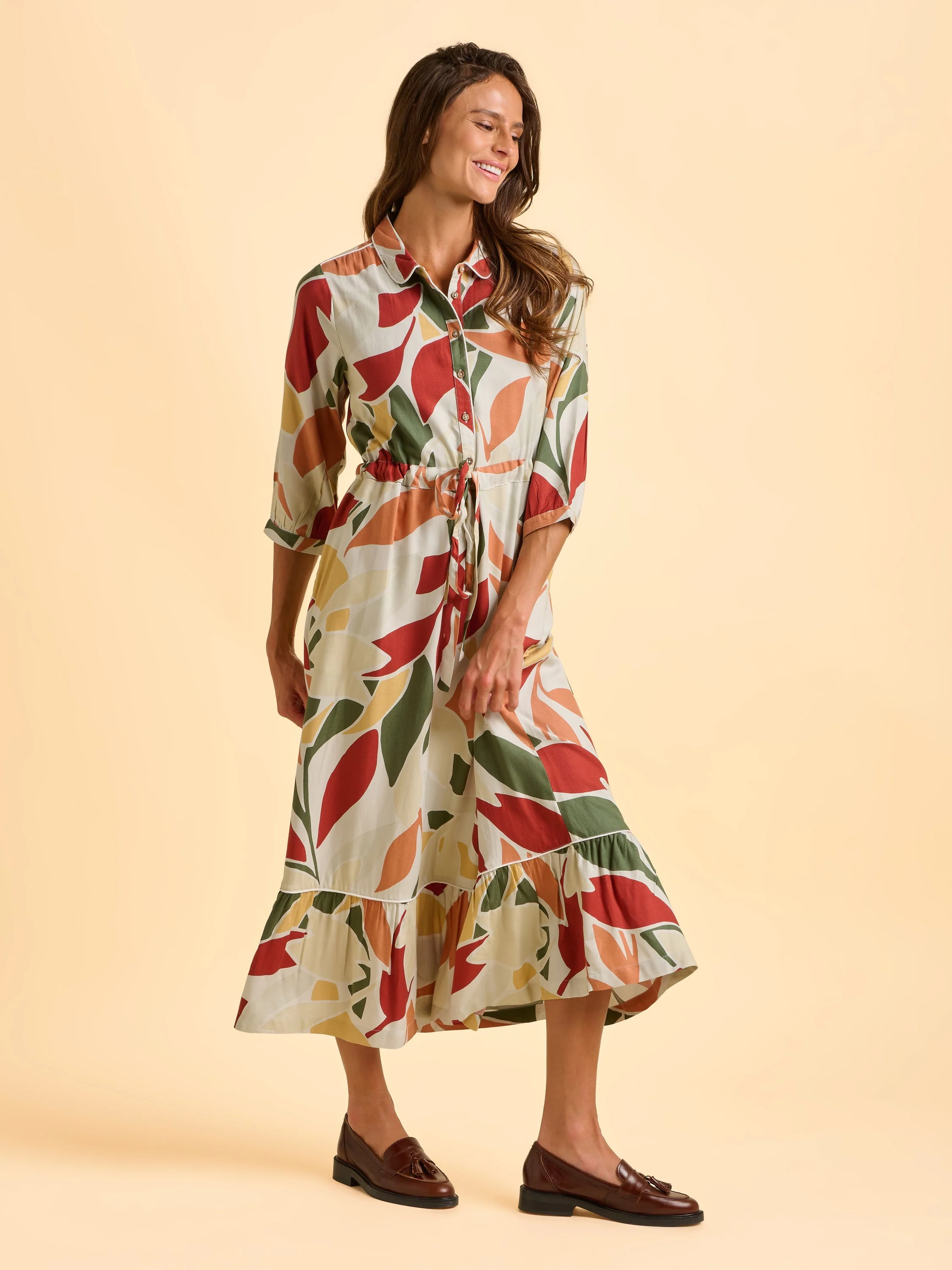 Skye Cream Maxi Dress - Image 3