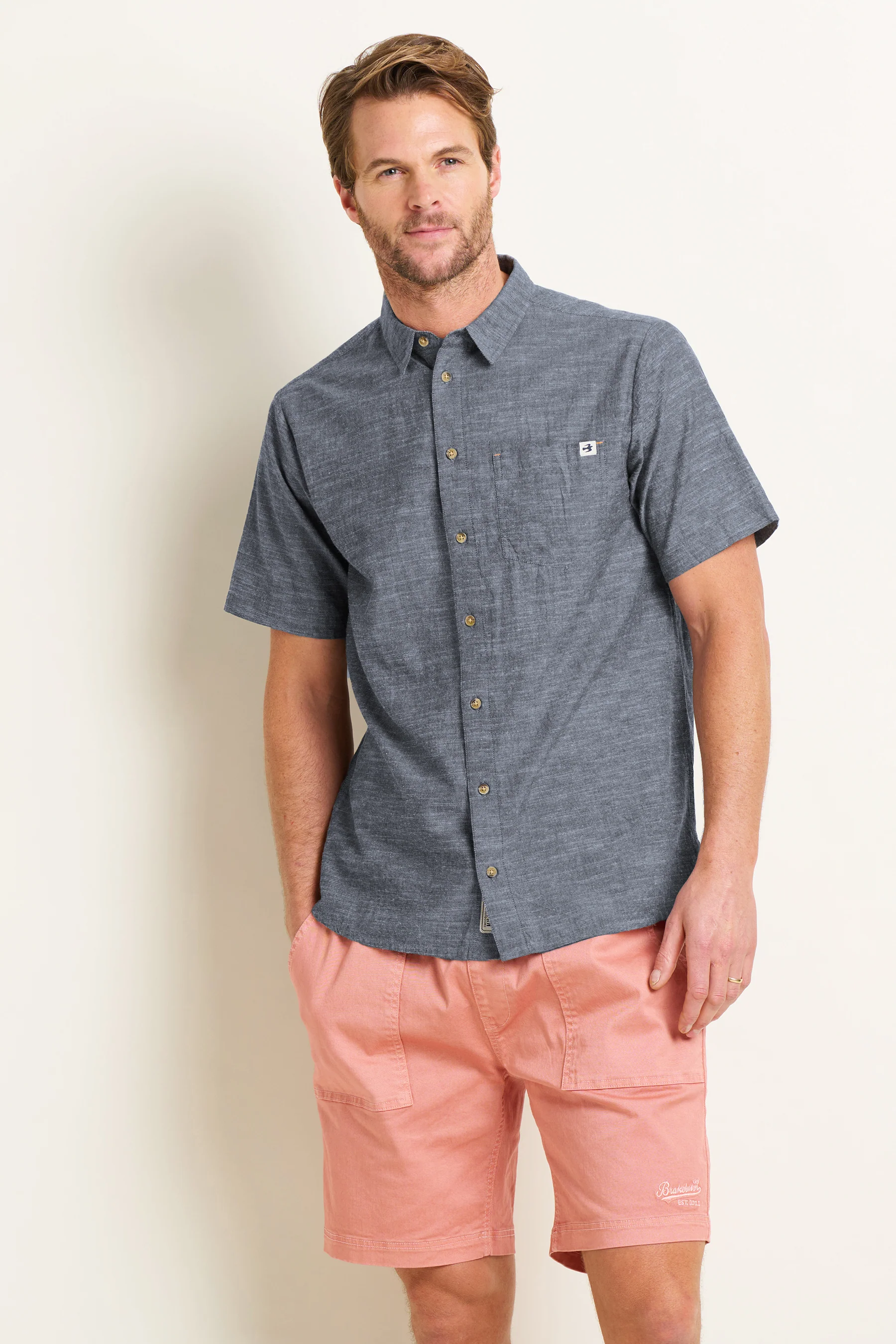 Slub Short Sleeve Shirt - Image 2