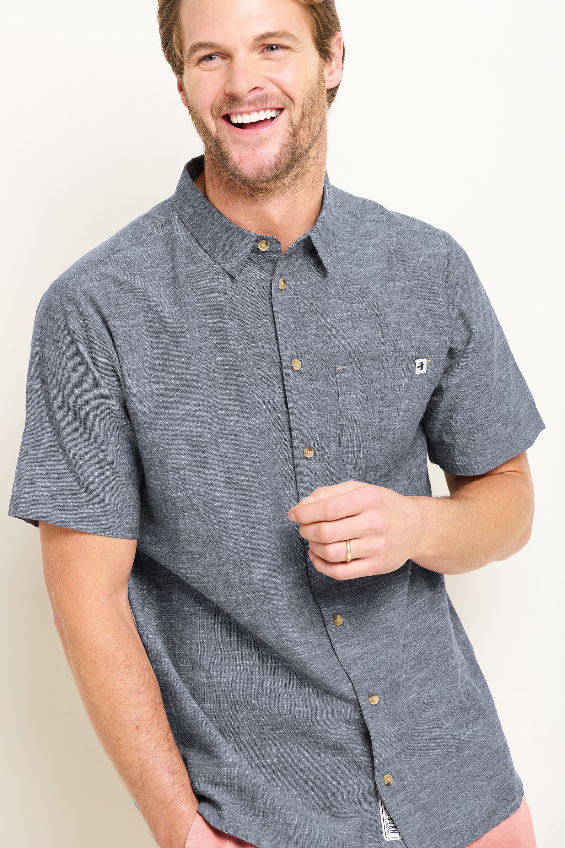 Slub Short Sleeve Shirt - Image 4