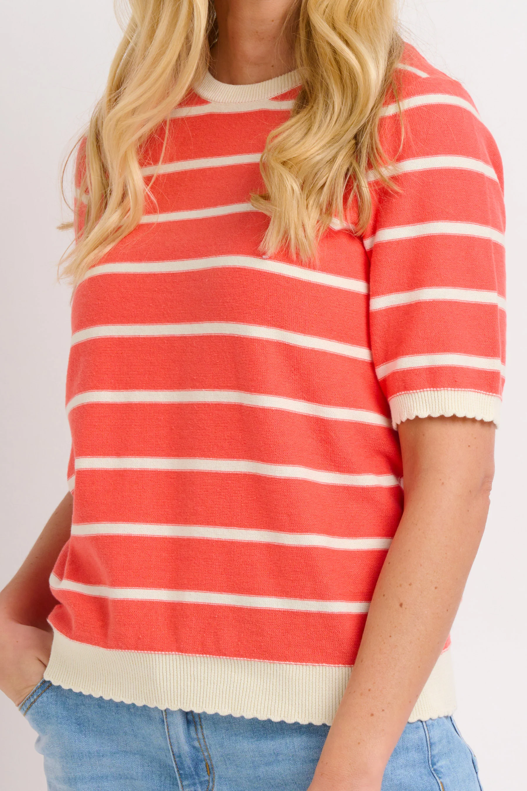 Sorbet Knitted Tee - Image 4