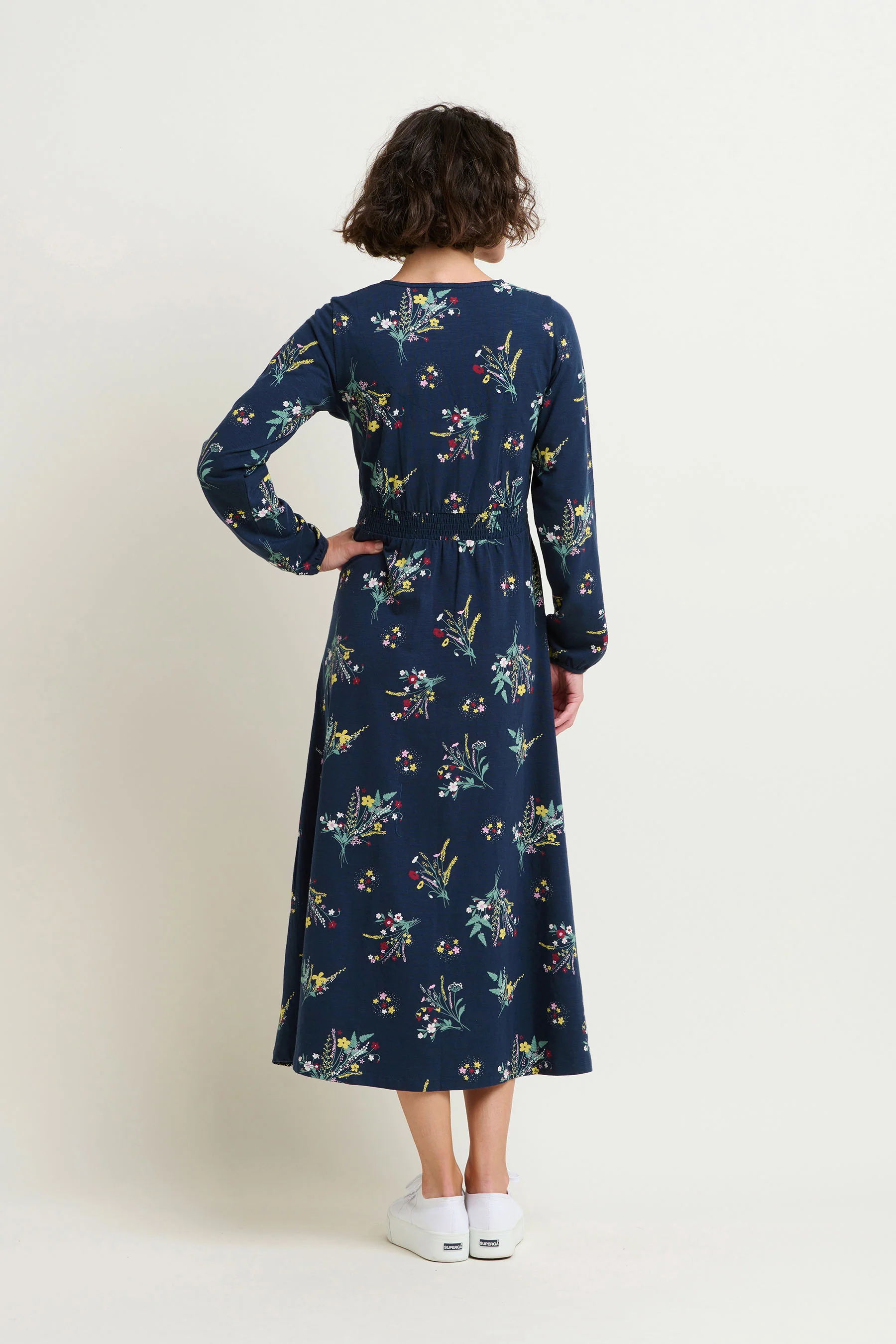 Spring Bunches Wrap Maxi Dress - Image 2