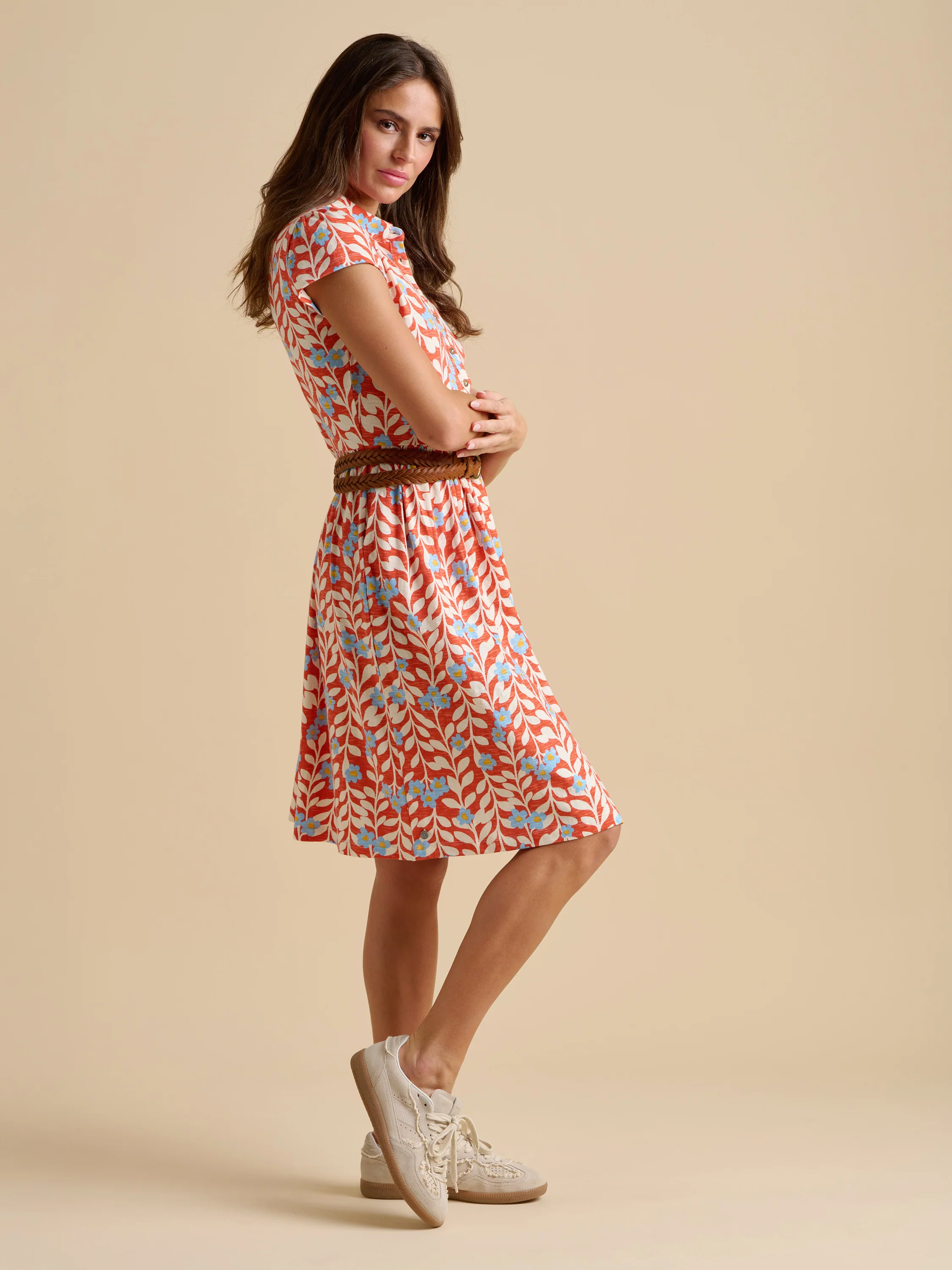 Spring Vine Knee Length Dress - Image 3