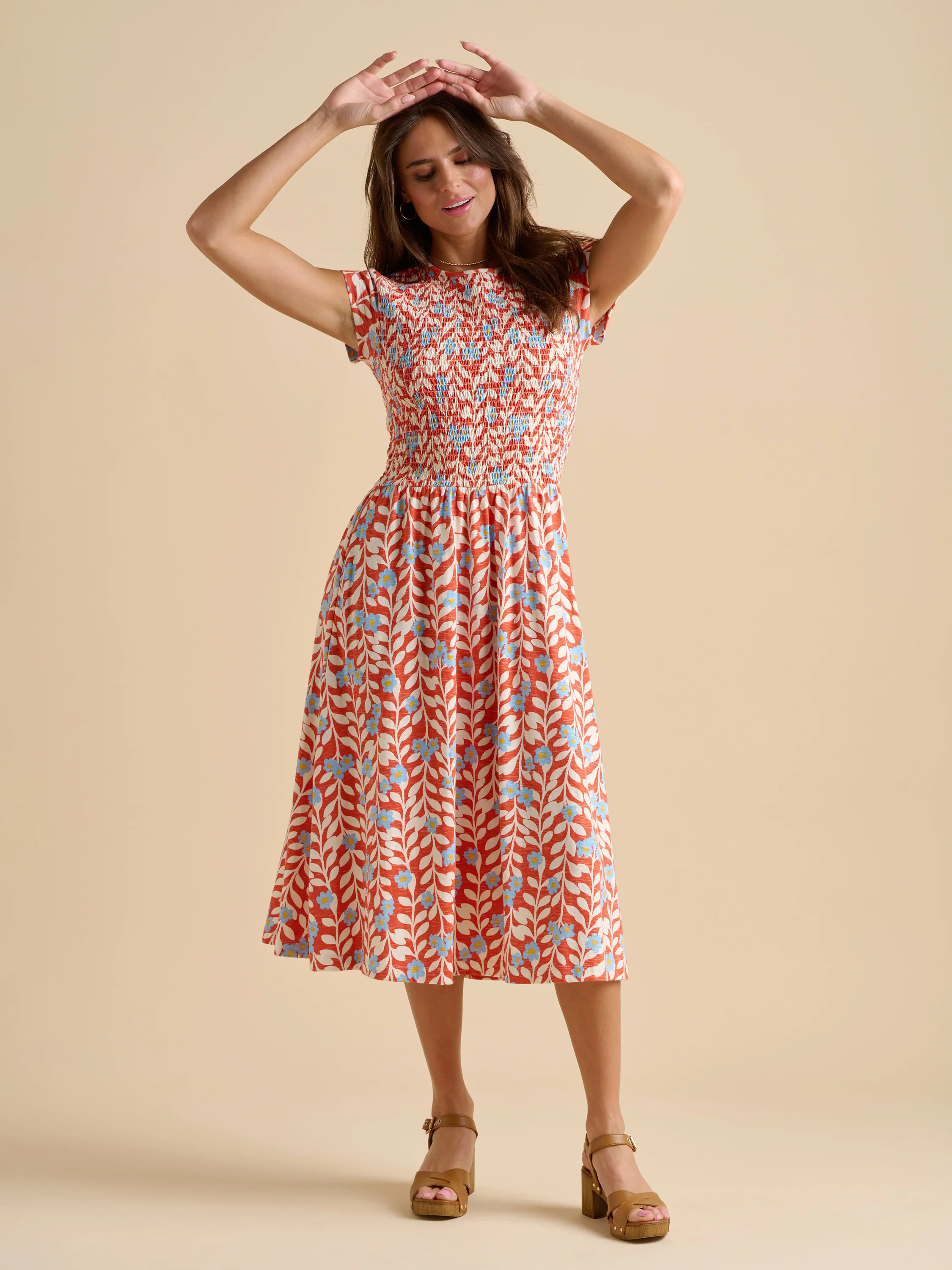 Spring Vine Midi Dress - Image 4