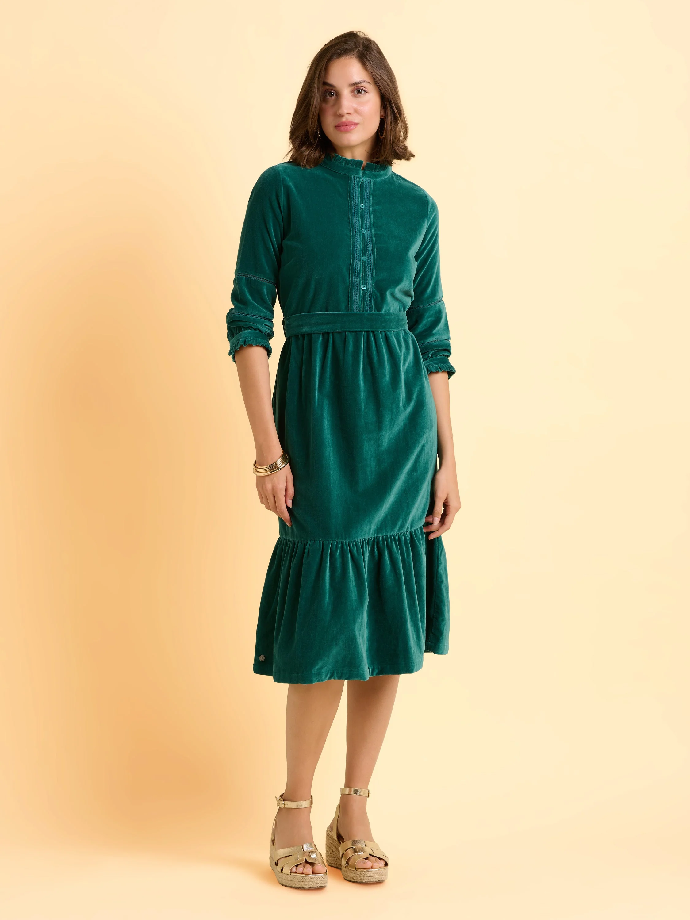 Starry Velvet Midi Dress - Image 2