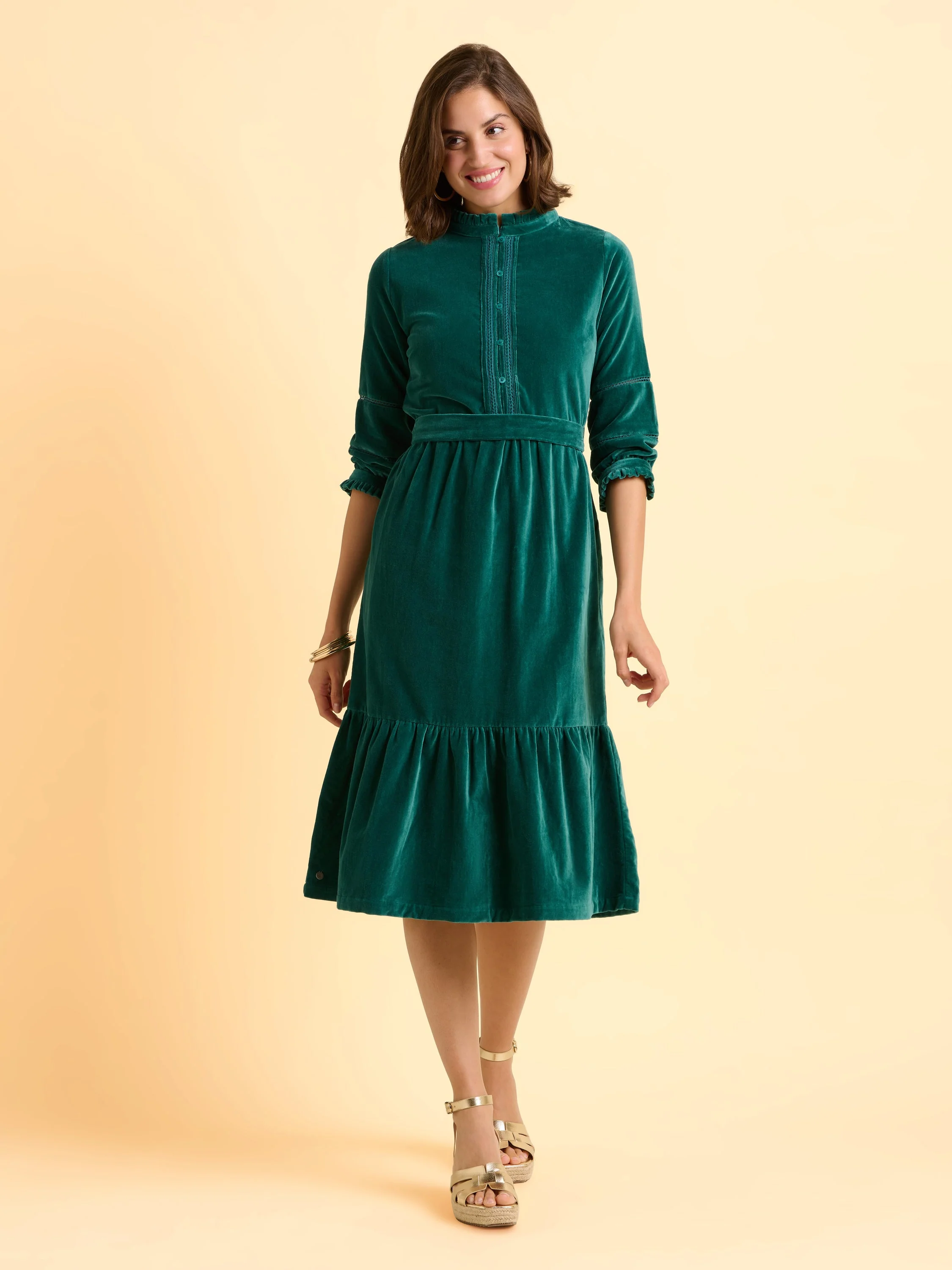 Starry Velvet Midi Dress - Image 3