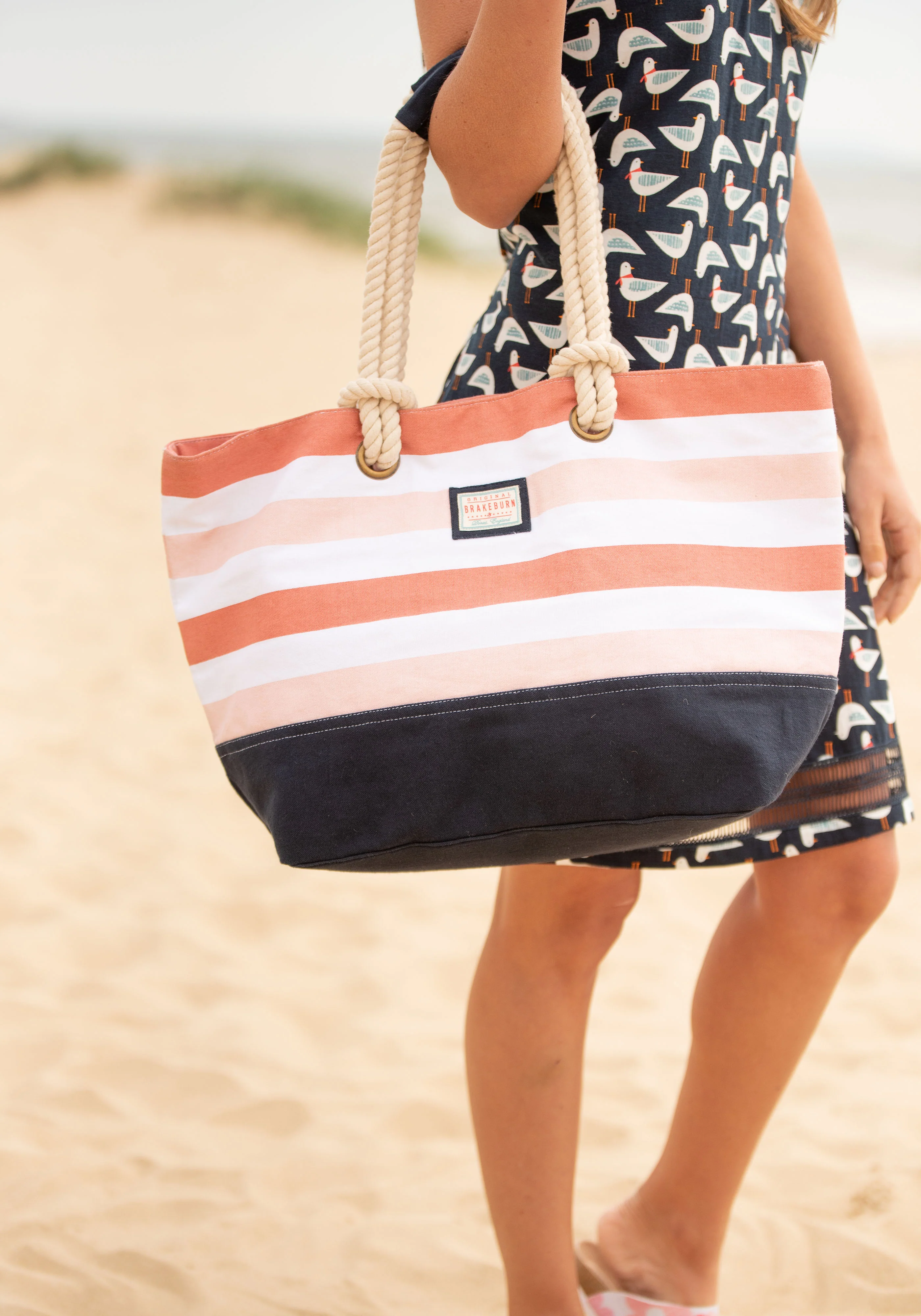 Stripe Beach Bag - Image 6