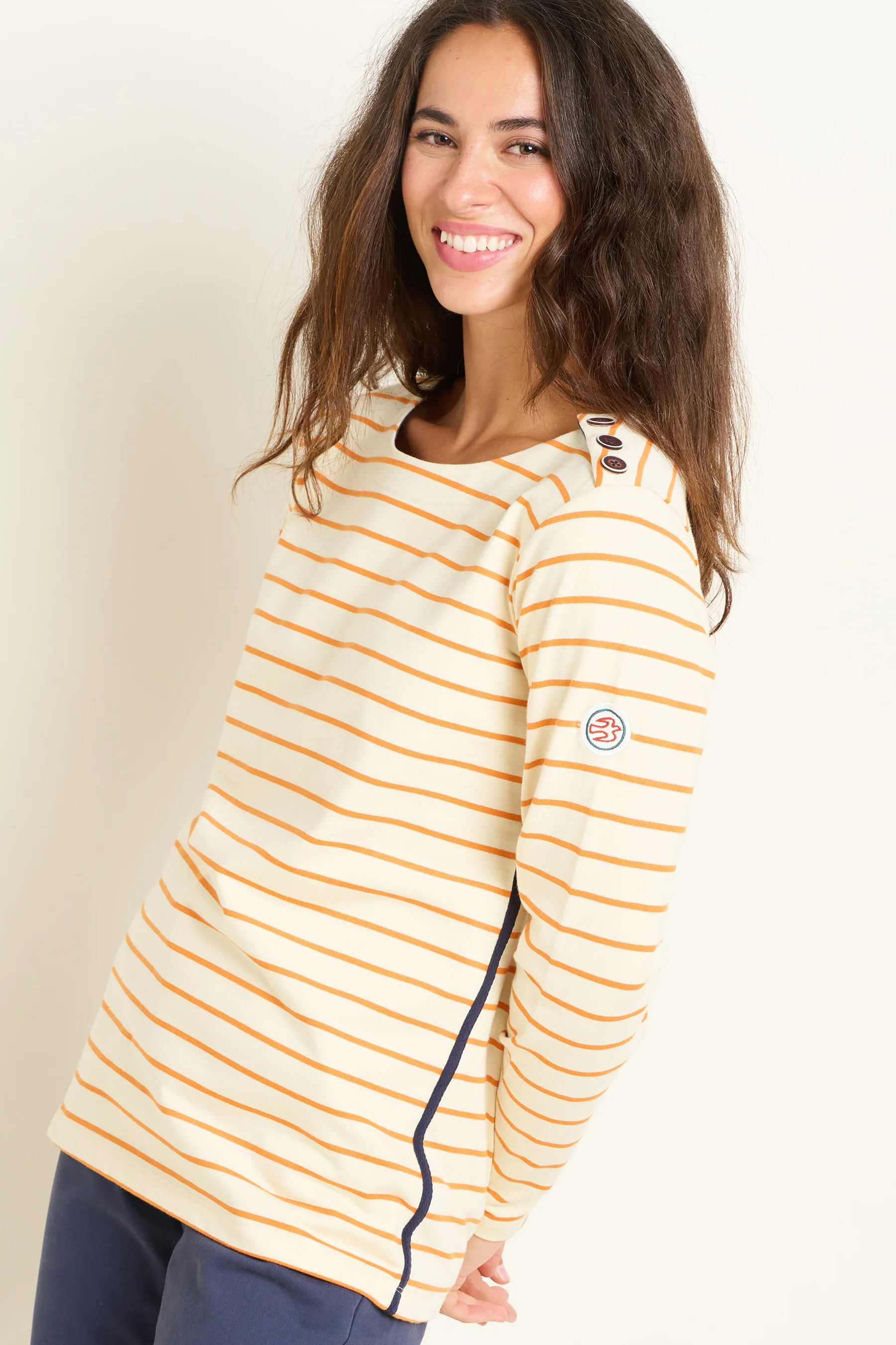 Stripe Bella Crew Sweatshirt - Image 4