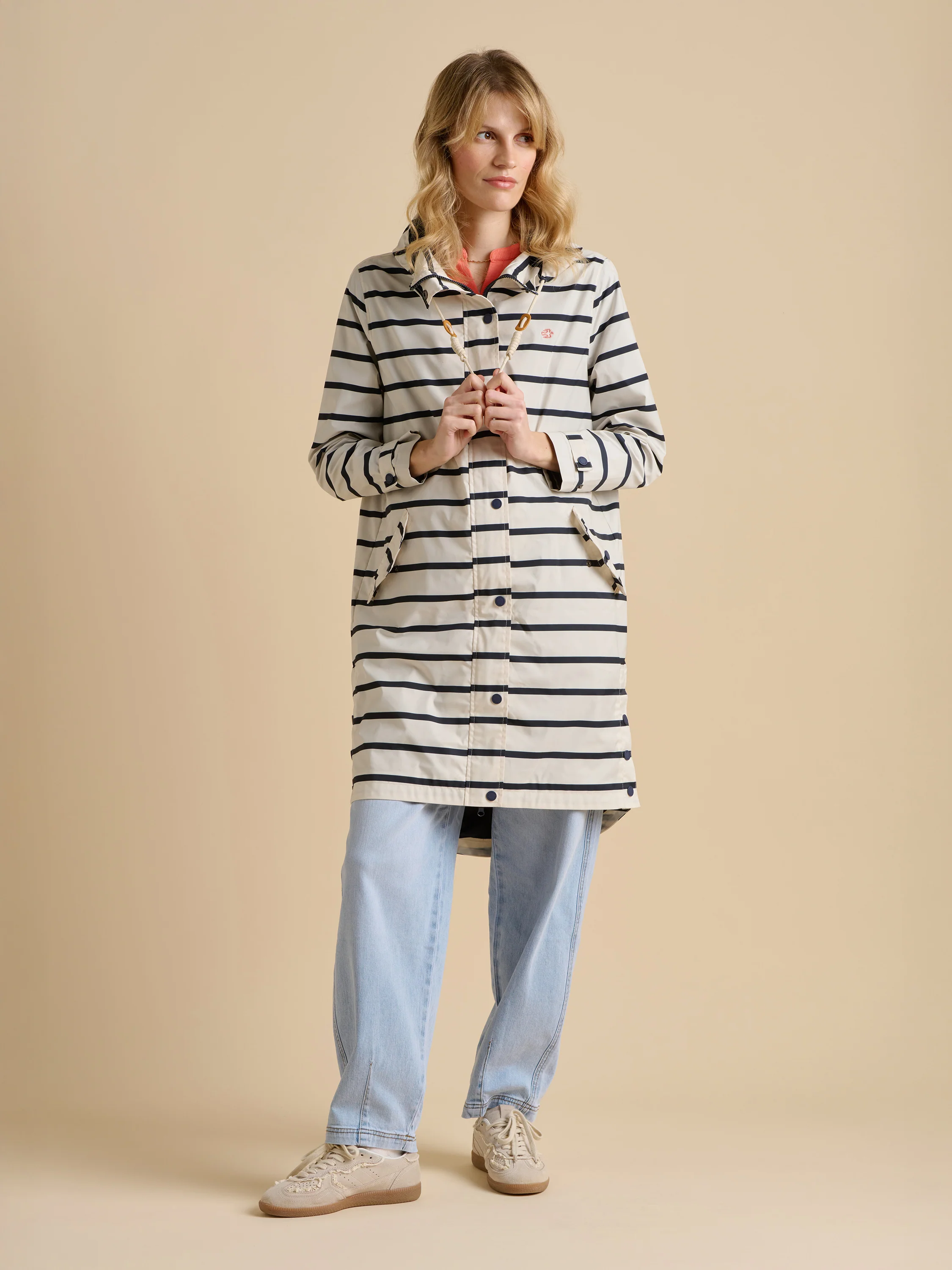 Stripe Rain Jacket - Image 4