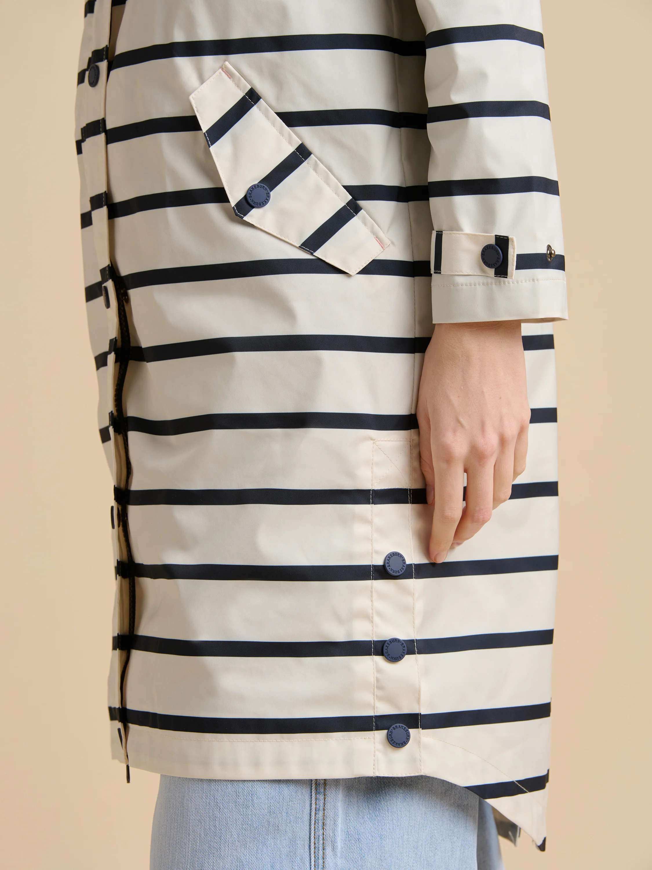 Stripe Rain Jacket - Image 6