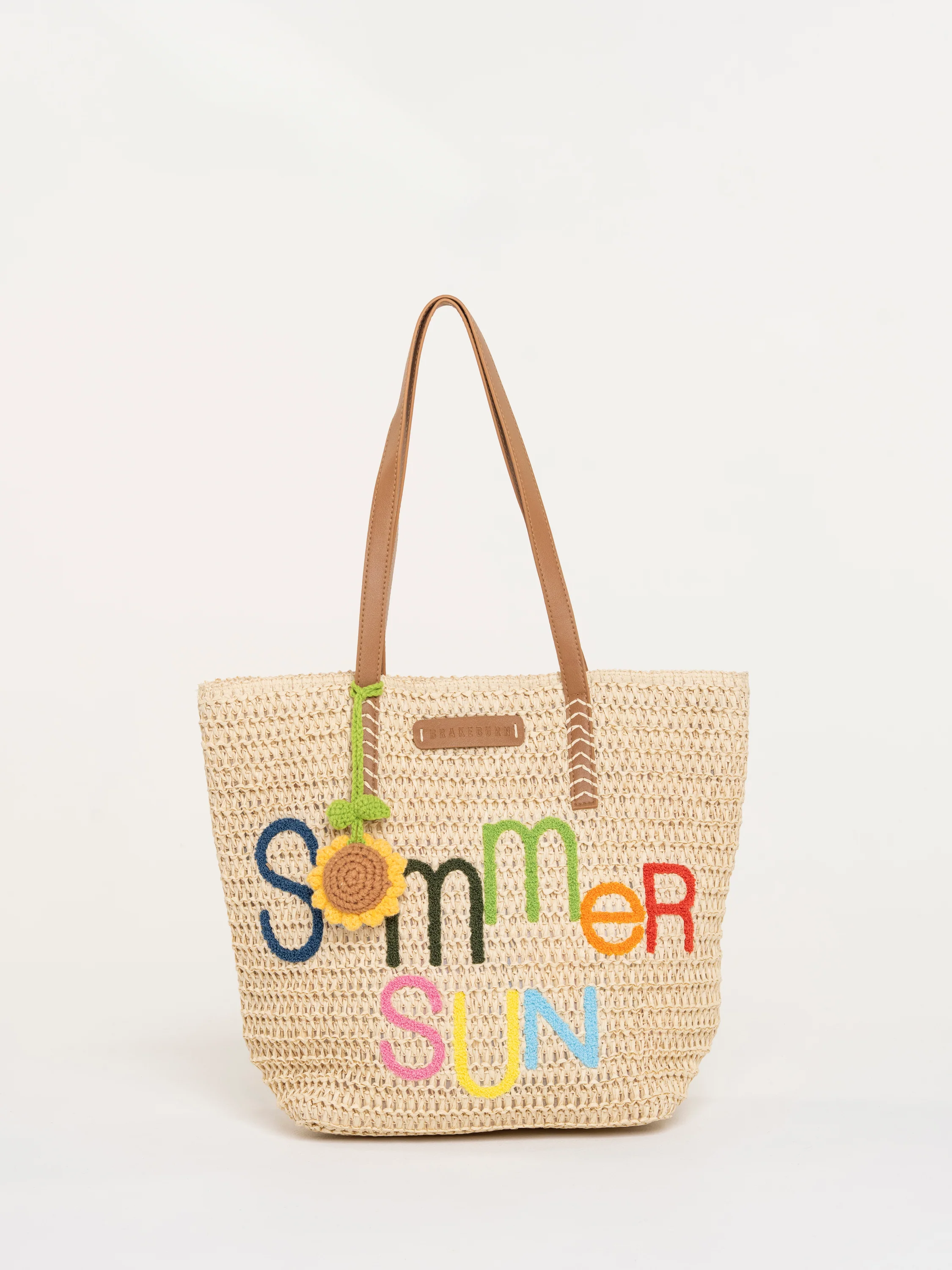 Summer Sun Raffia Beach Bag