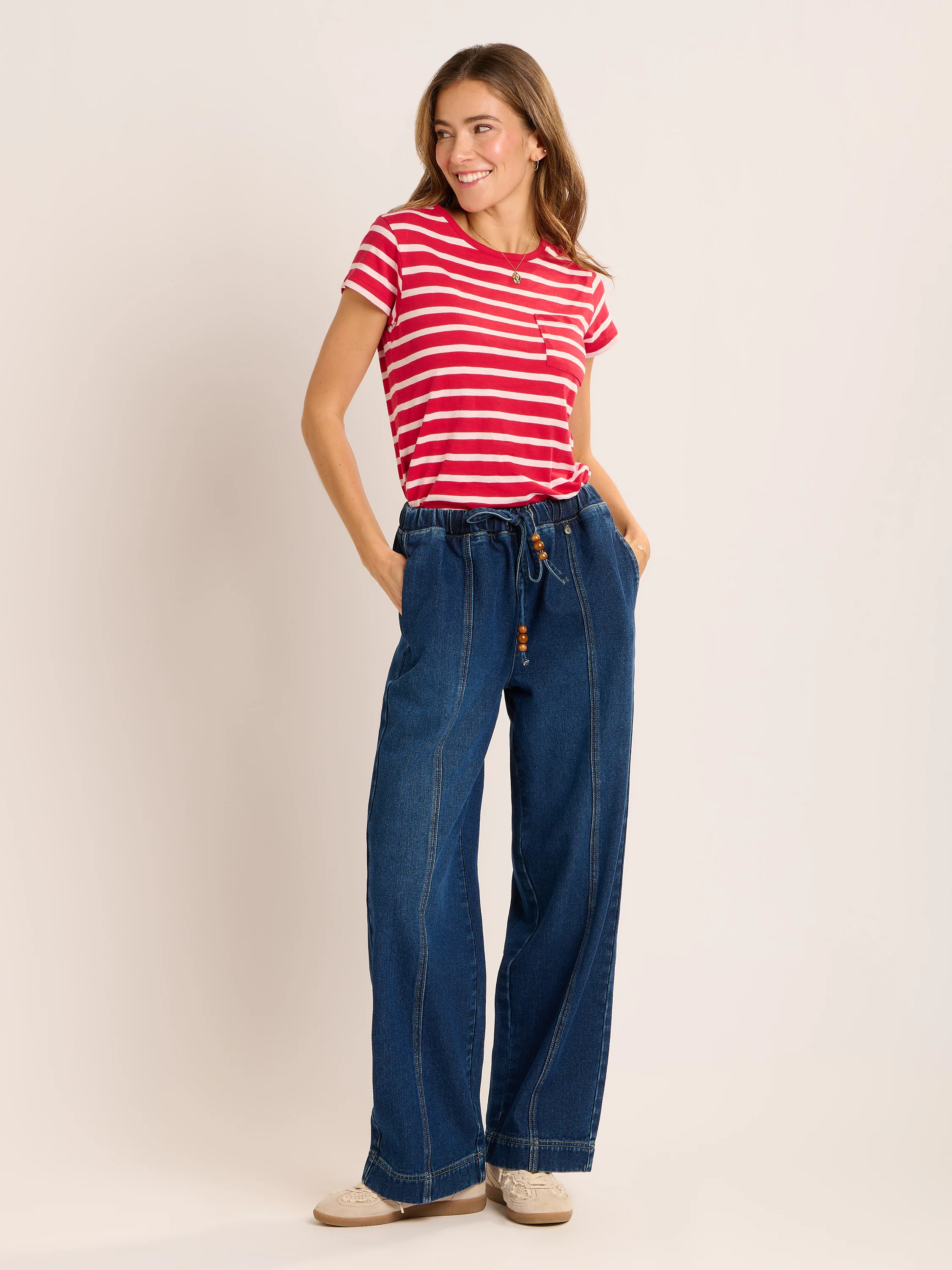 Tayanna Denim Trousers - Image 3