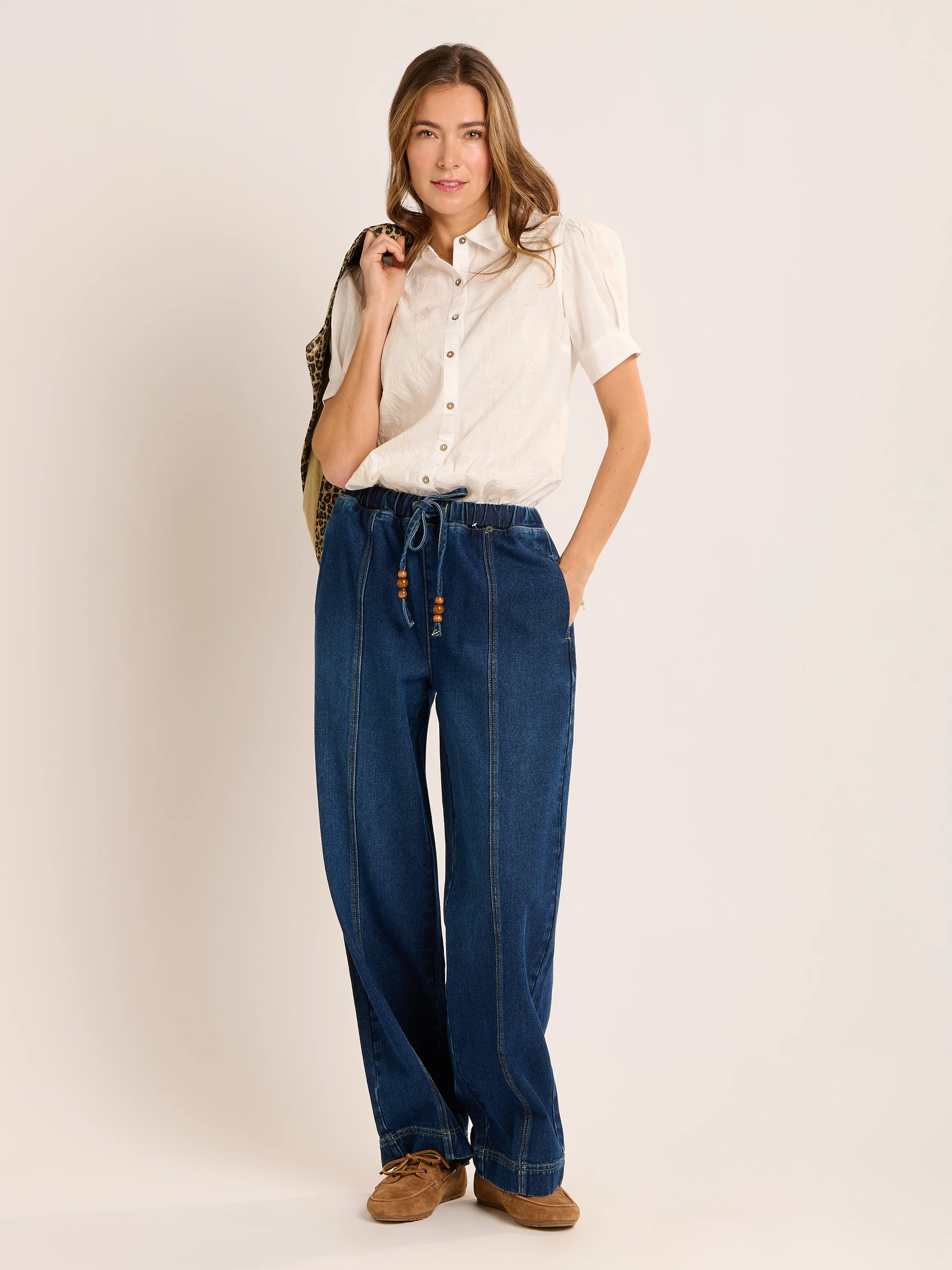 Tayanna Denim Trousers - Image 4