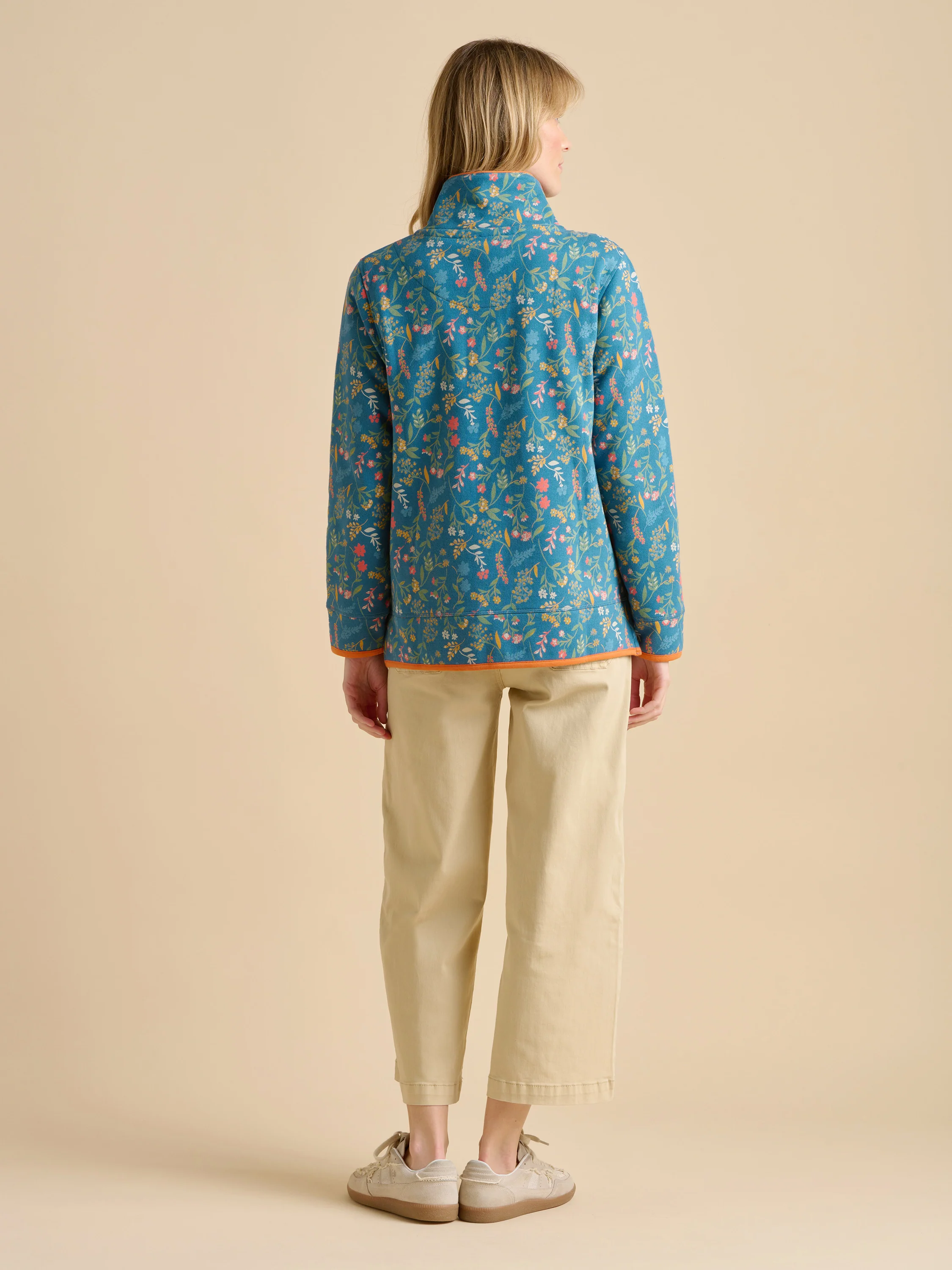 Teal Shoreline Meadow Quarter Zip - Image 4
