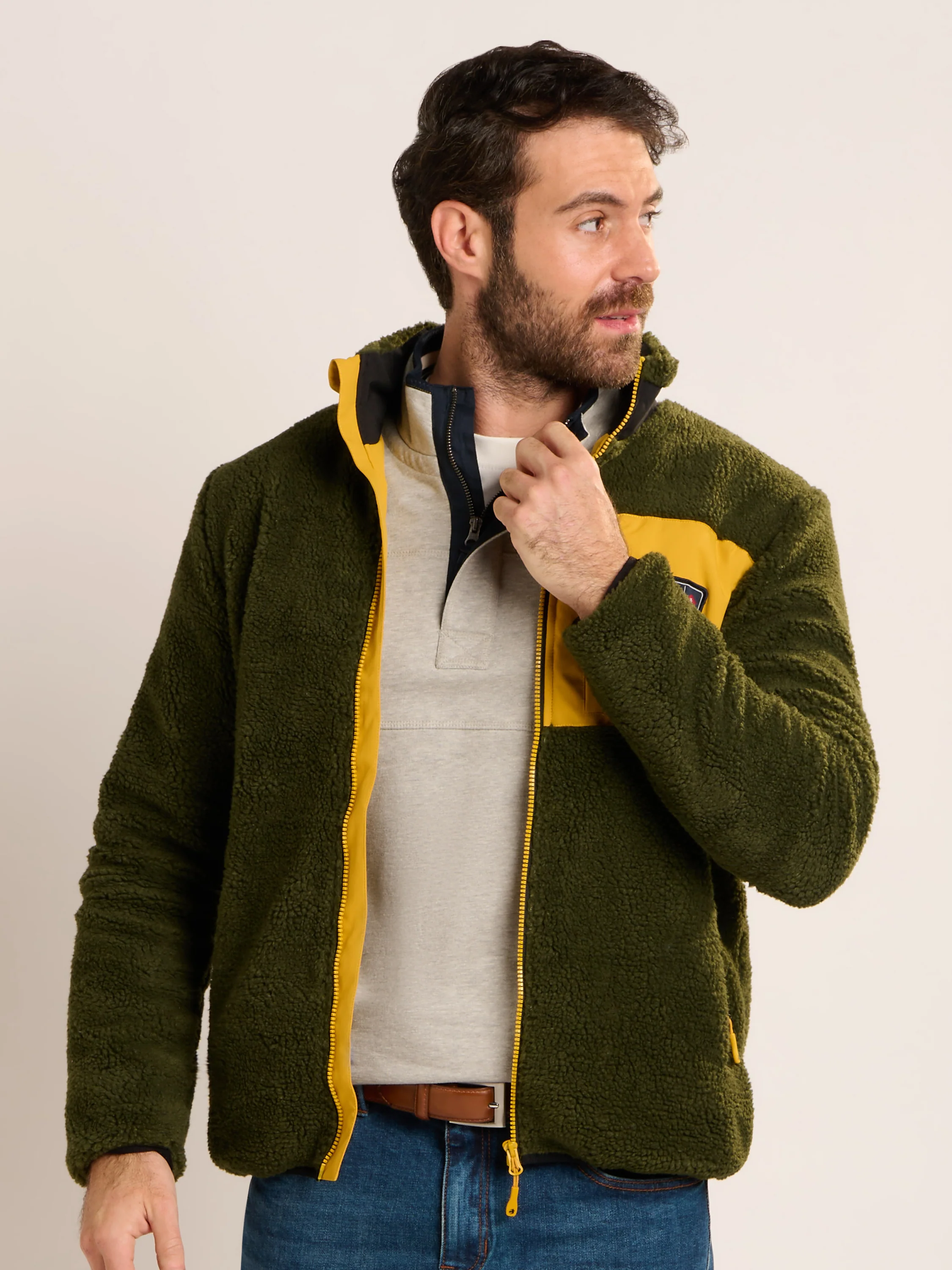 Teversham Fleece Zip Through Jacket - Image 2
