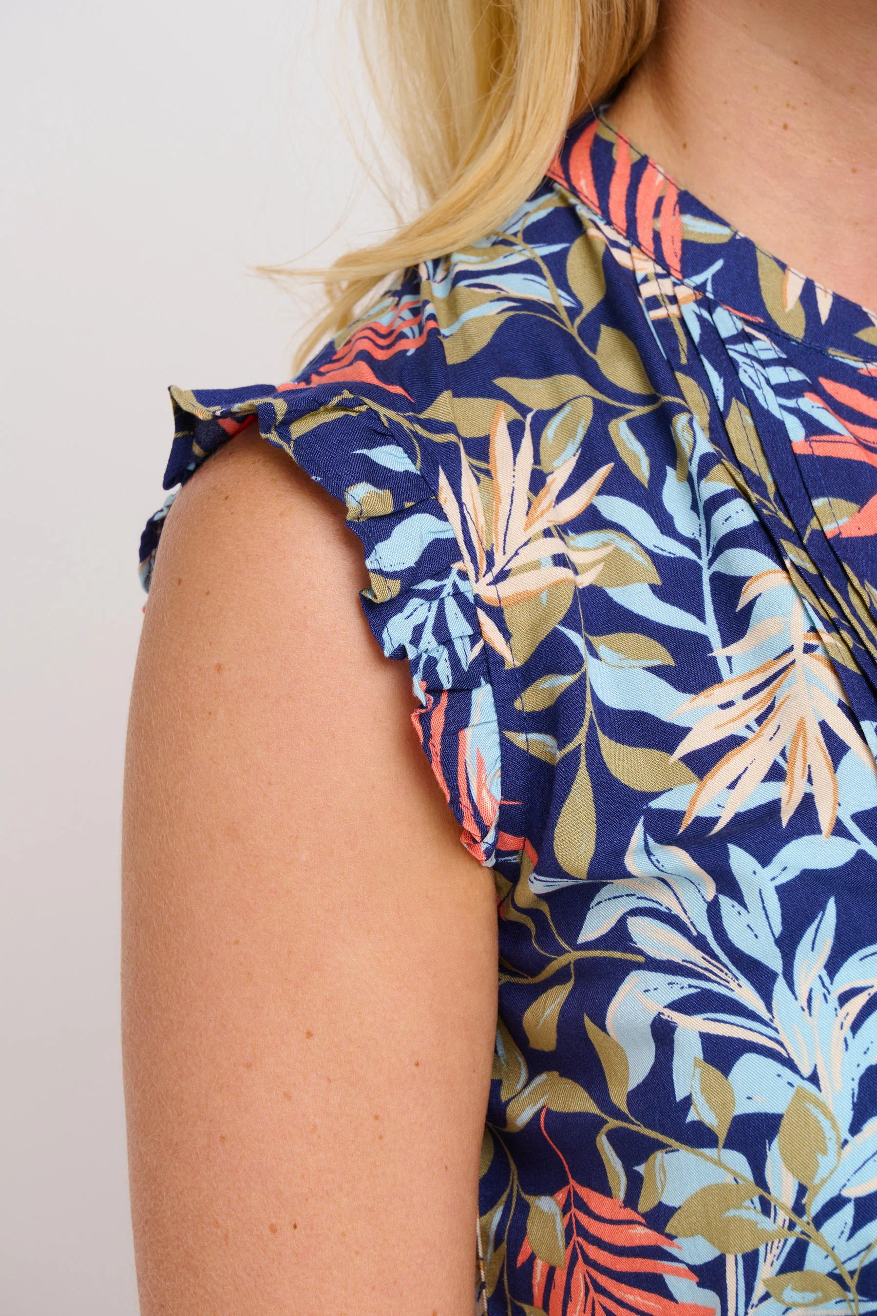 Trailing Tropics Sleeveless Blouse - Image 2