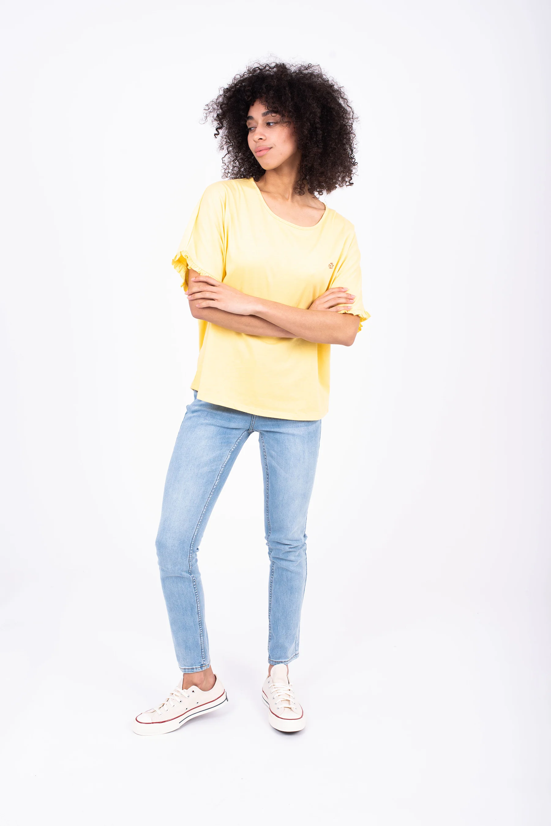 Valeria Yellow Tshirt - Image 2