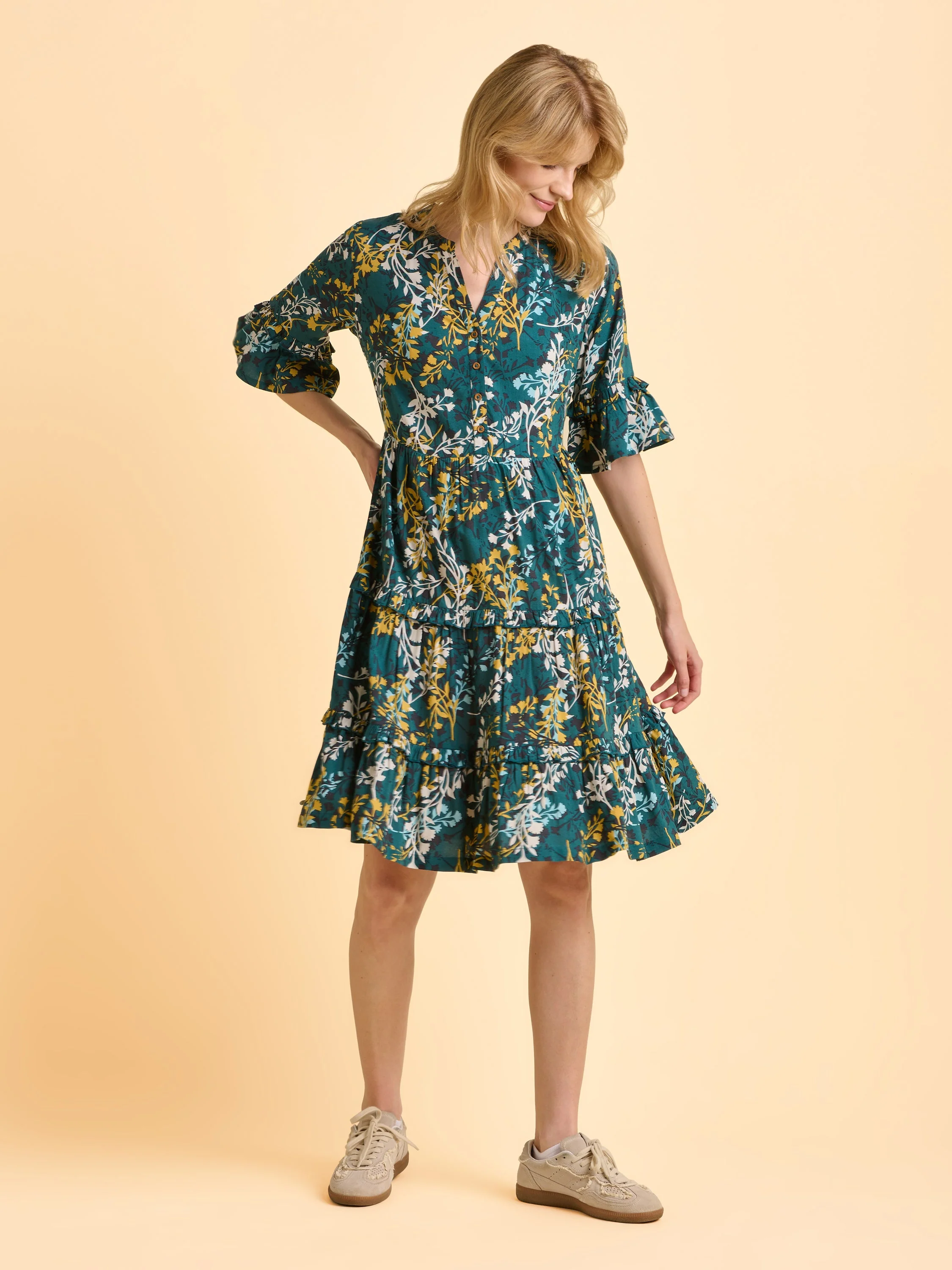 Vivid Knee Length Dress - Image 2