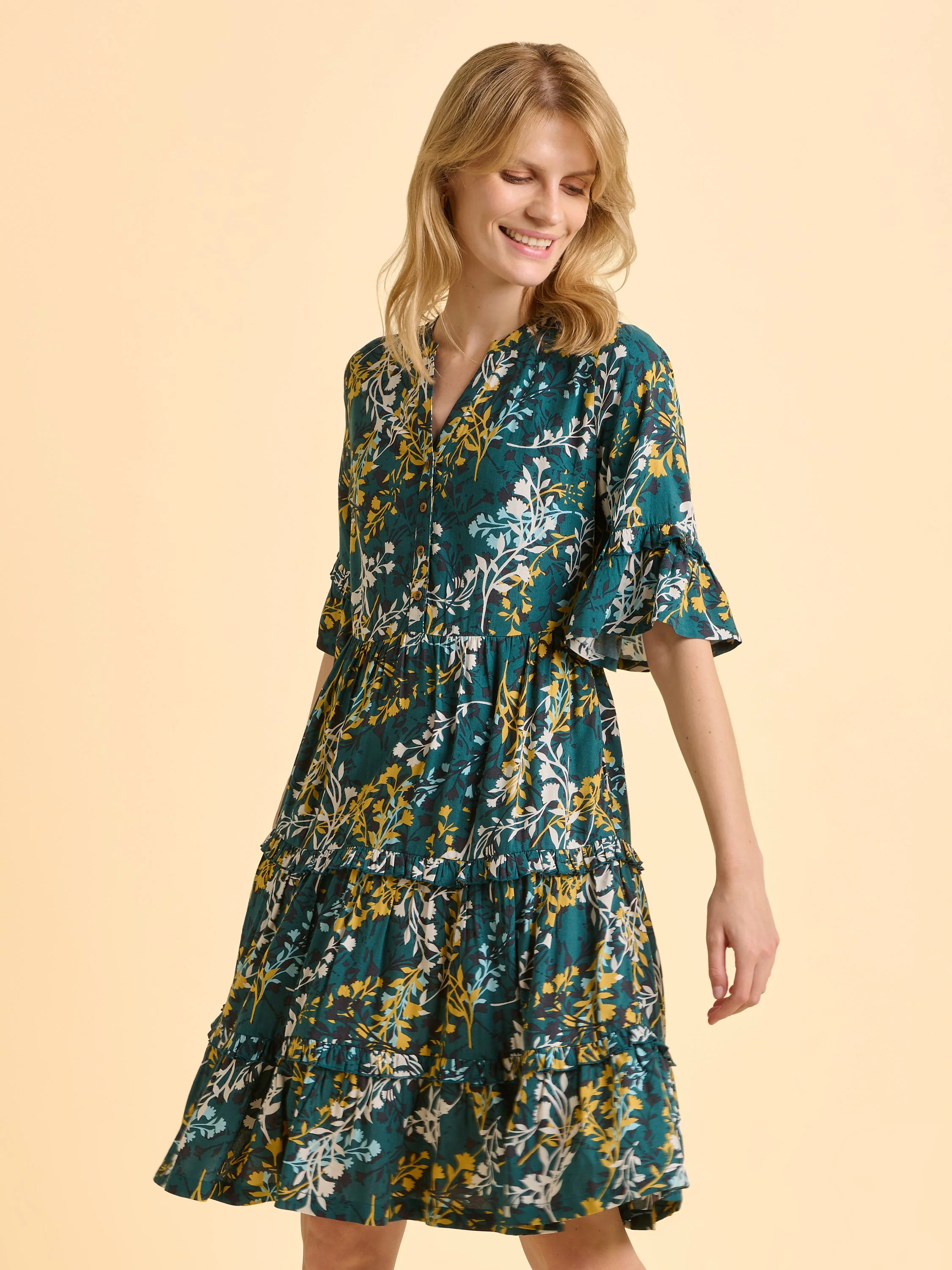 Vivid Knee Length Dress - Image 3