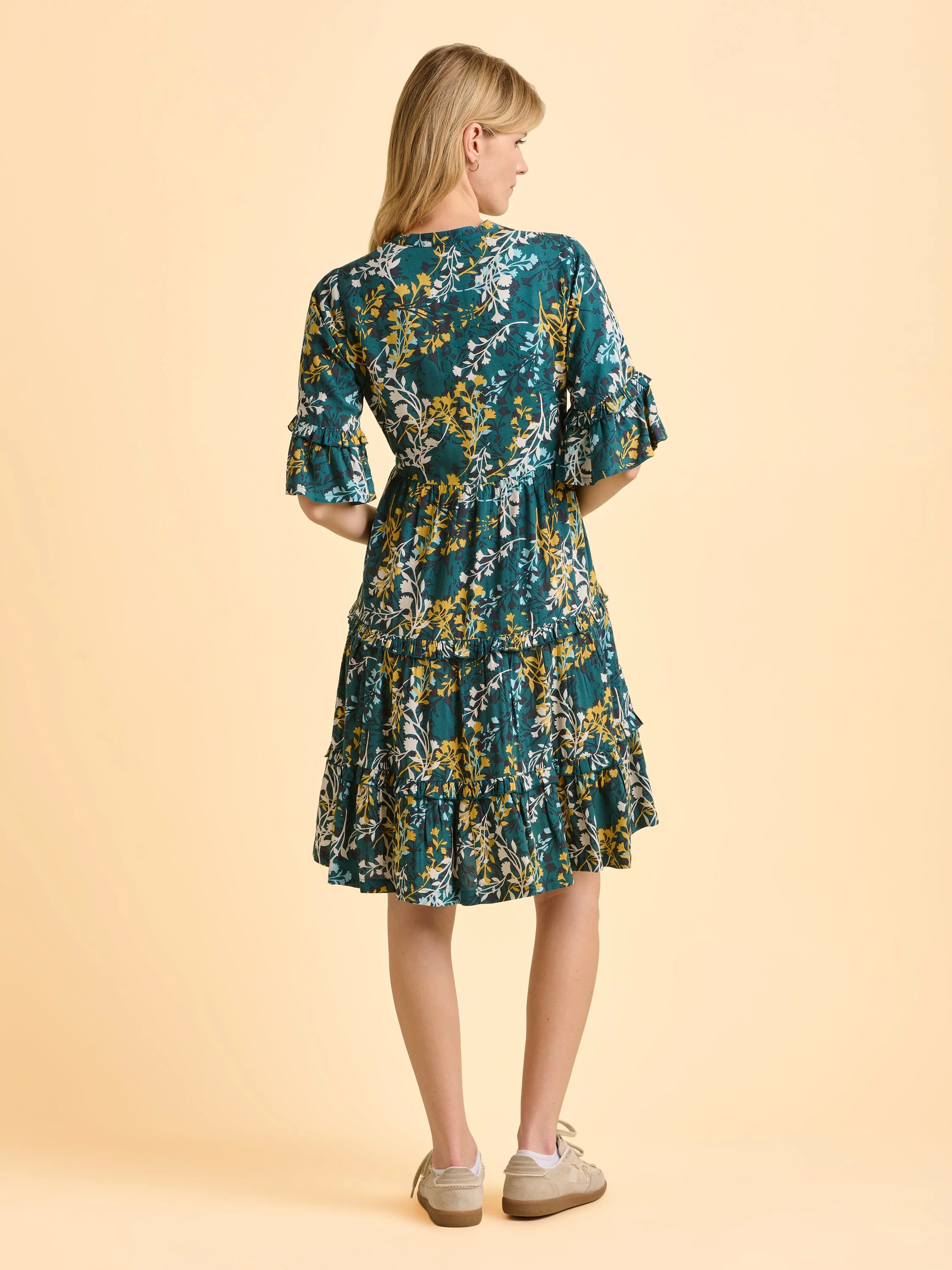 Vivid Knee Length Dress - Image 4