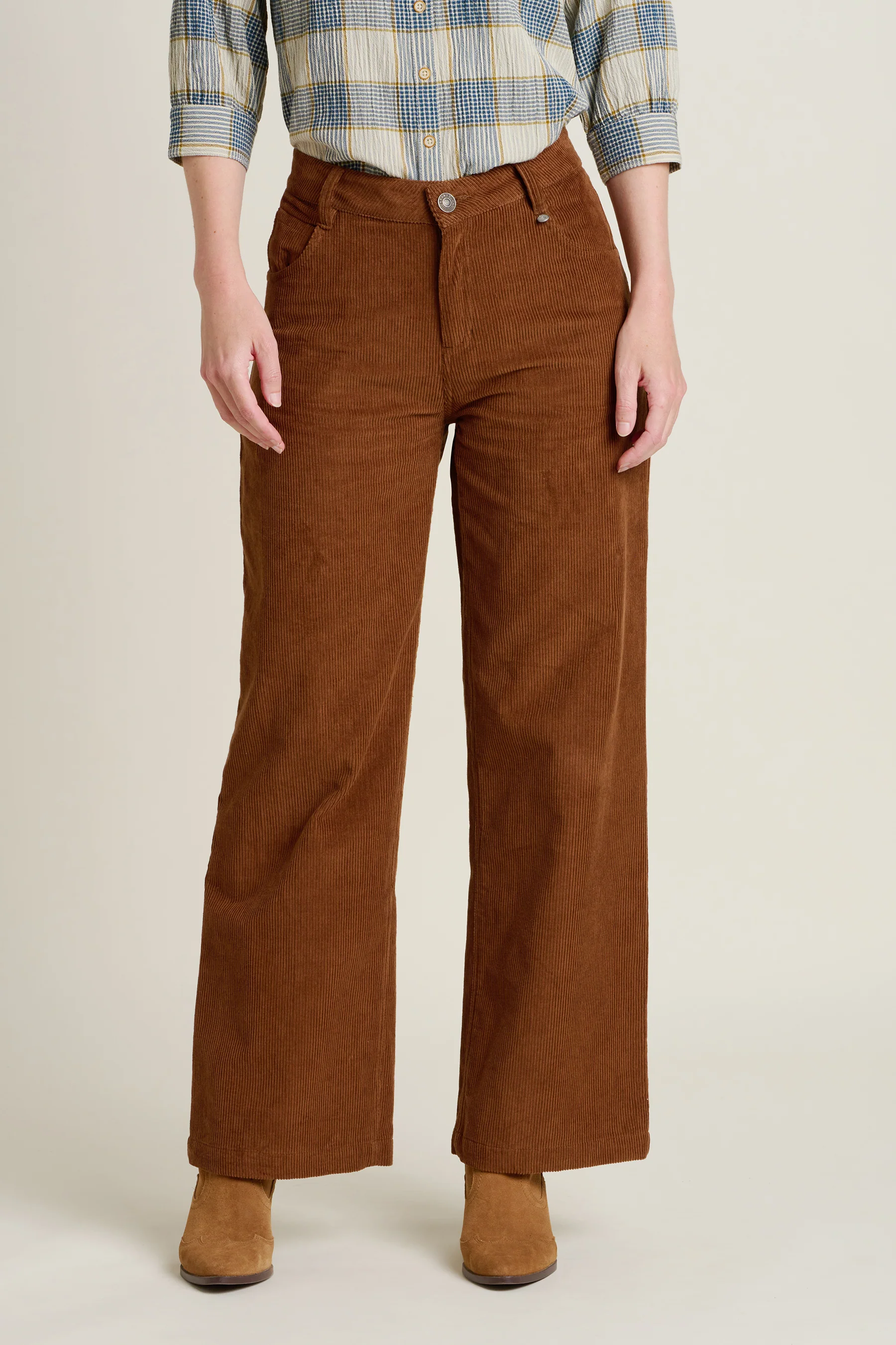 Wide Leg Cord Trouser - Image 3