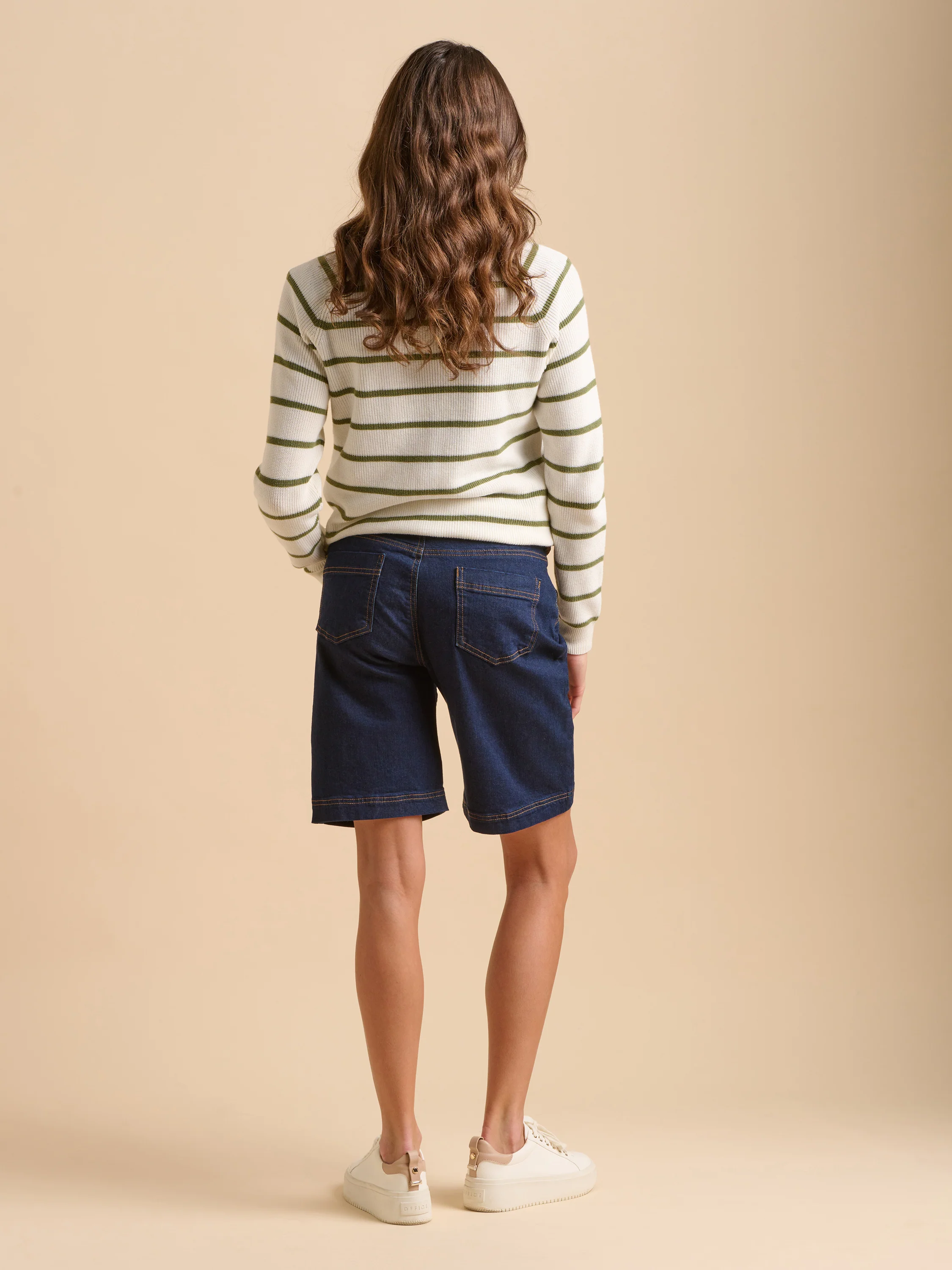 Wide Leg Denim Short - Image 3