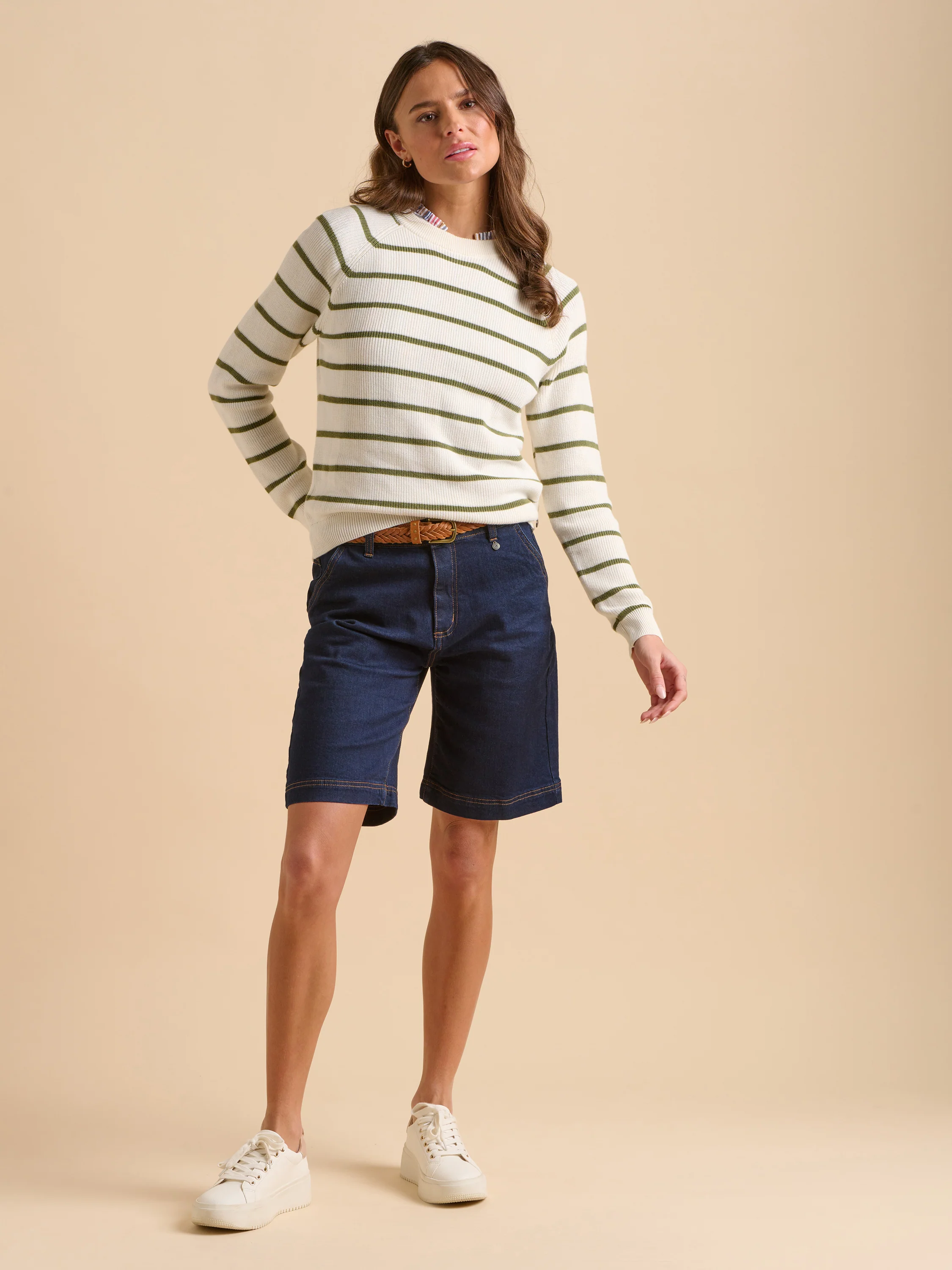 Wide Leg Denim Short - Image 5