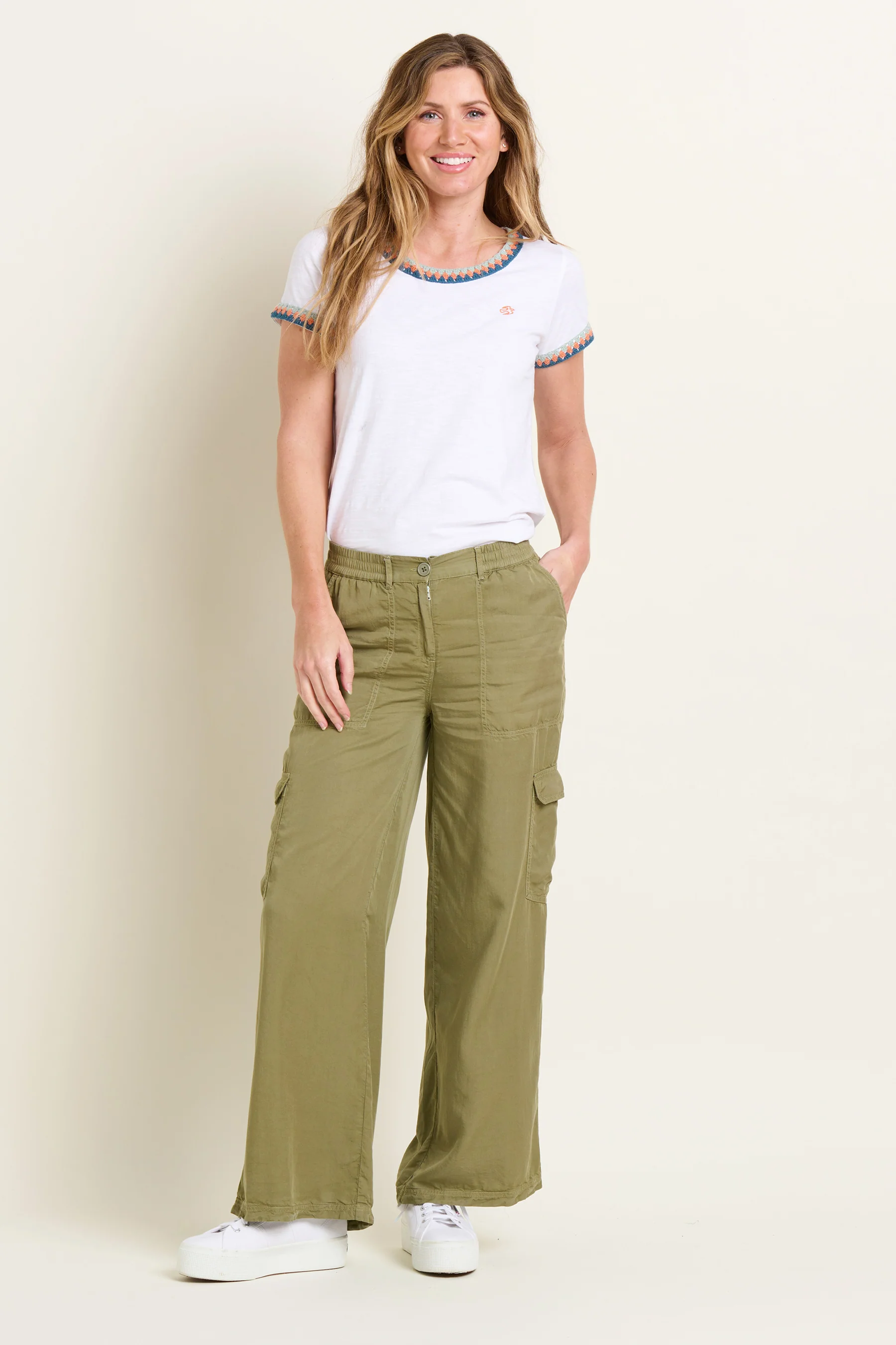 Wide Leg Side Pocket Trouser - Image 4