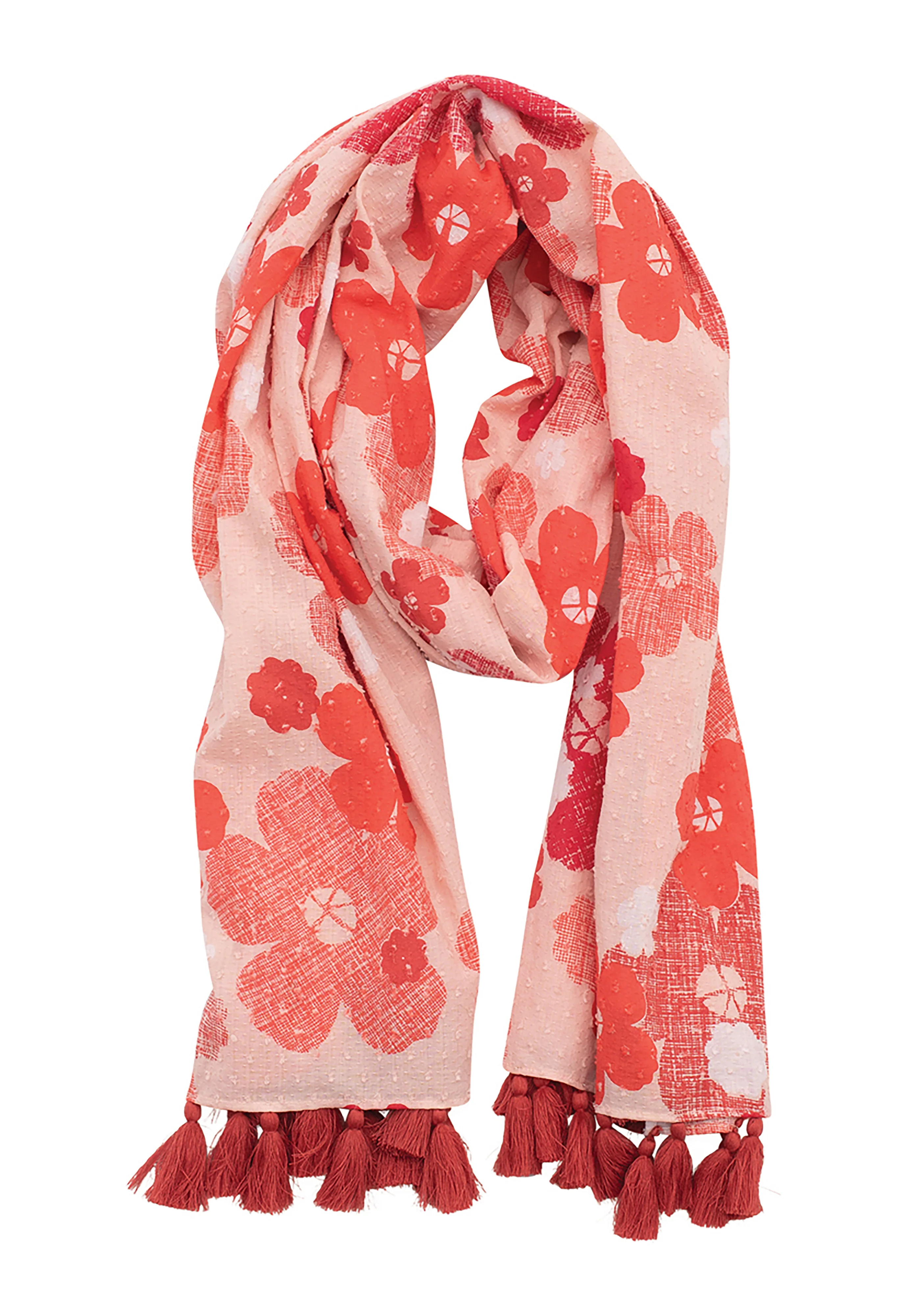 Wild Rose Tassel Scarf - Image 2