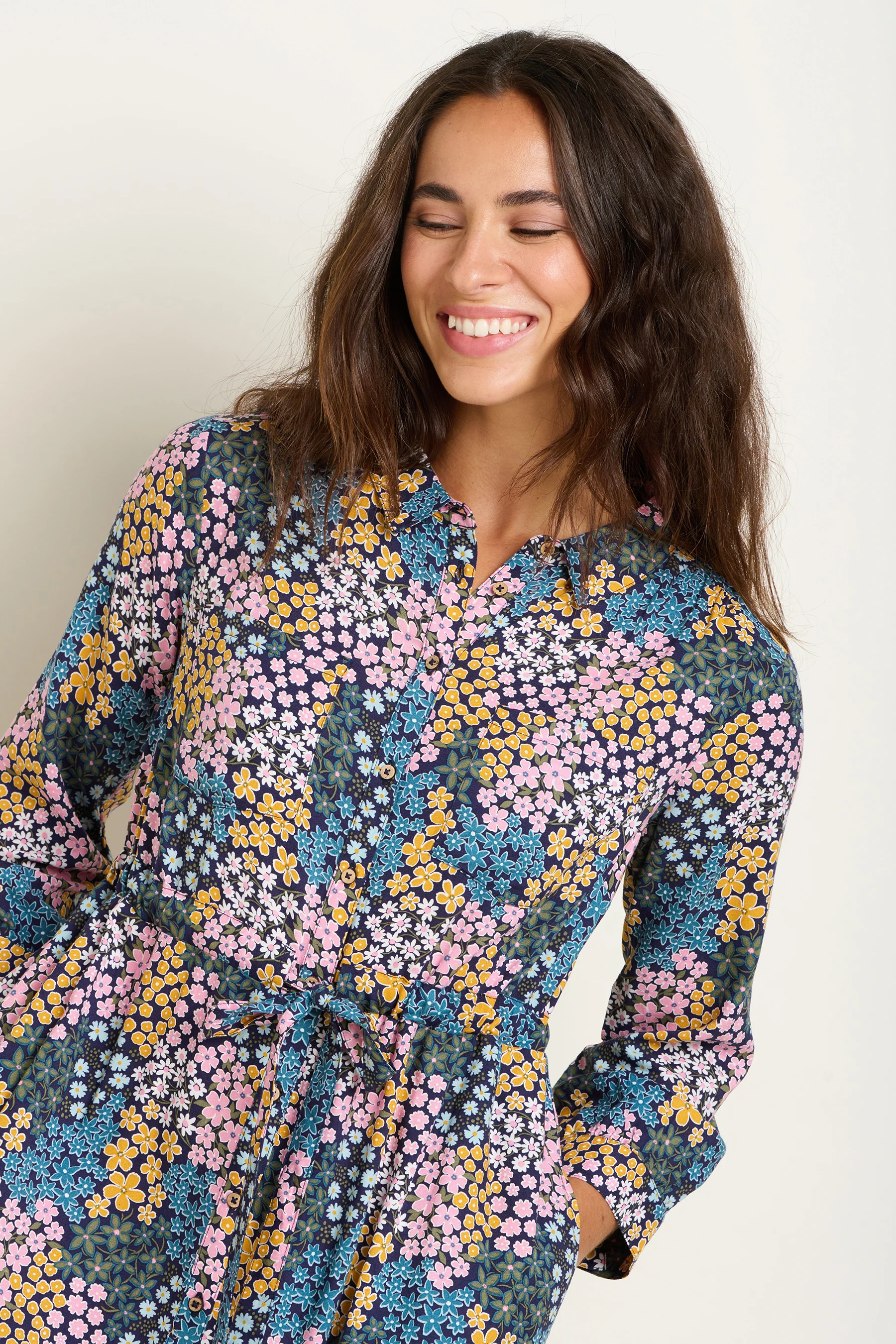 Wildflower Meadow Shirt Dress - Image 3