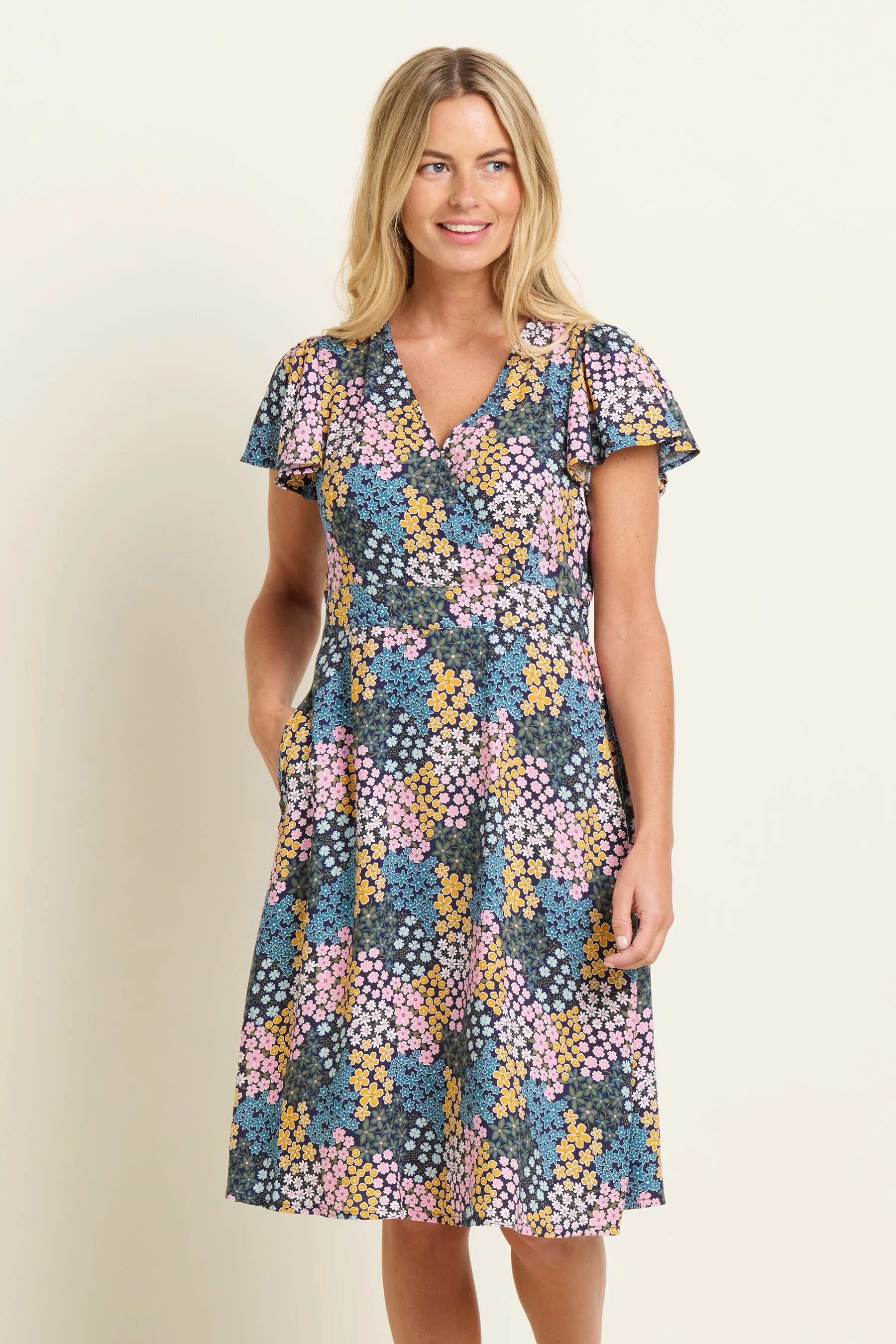 Wildflower Meadow Wrap Dress - Image 2