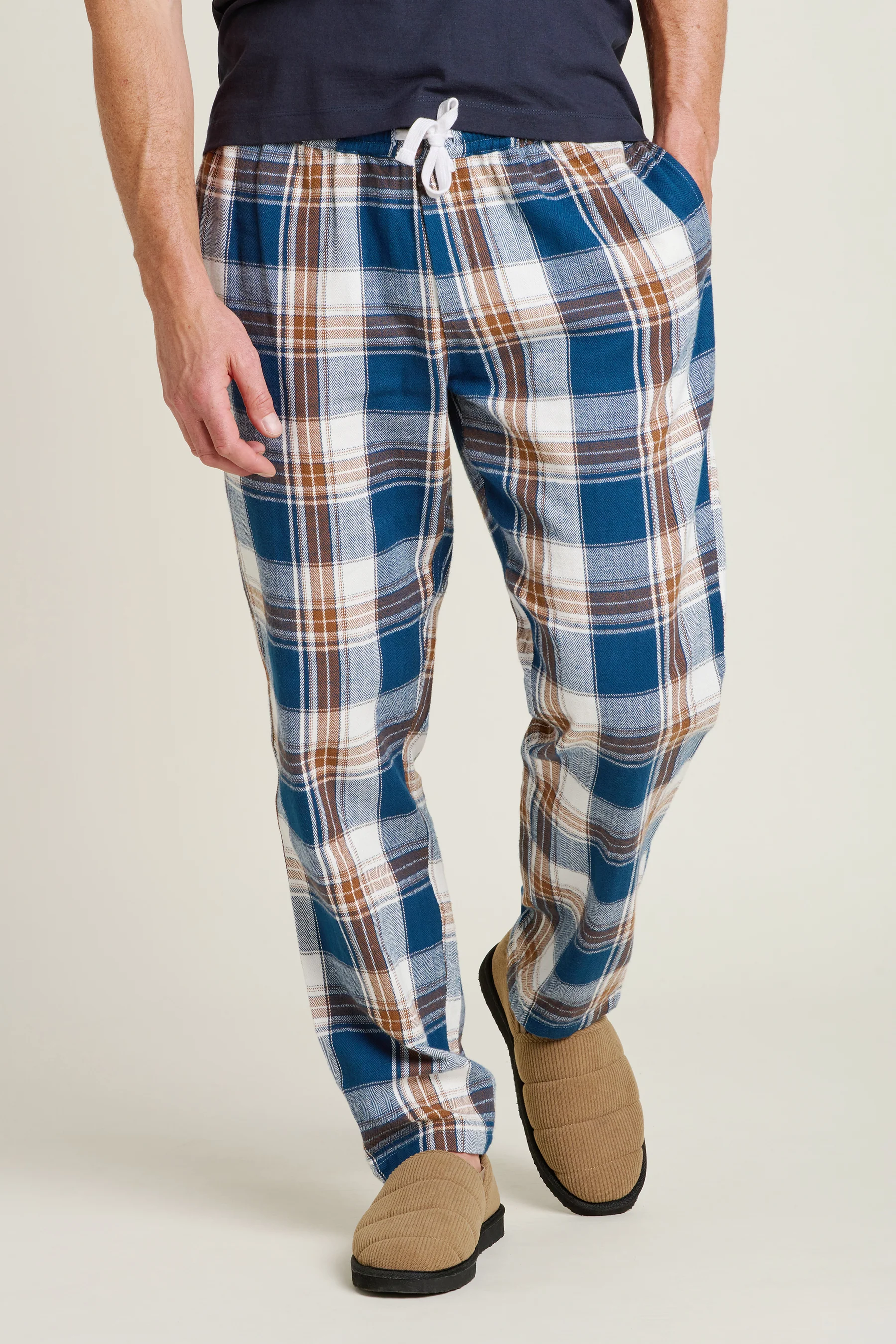 Winter Check Pyjama Bottoms - Image 2