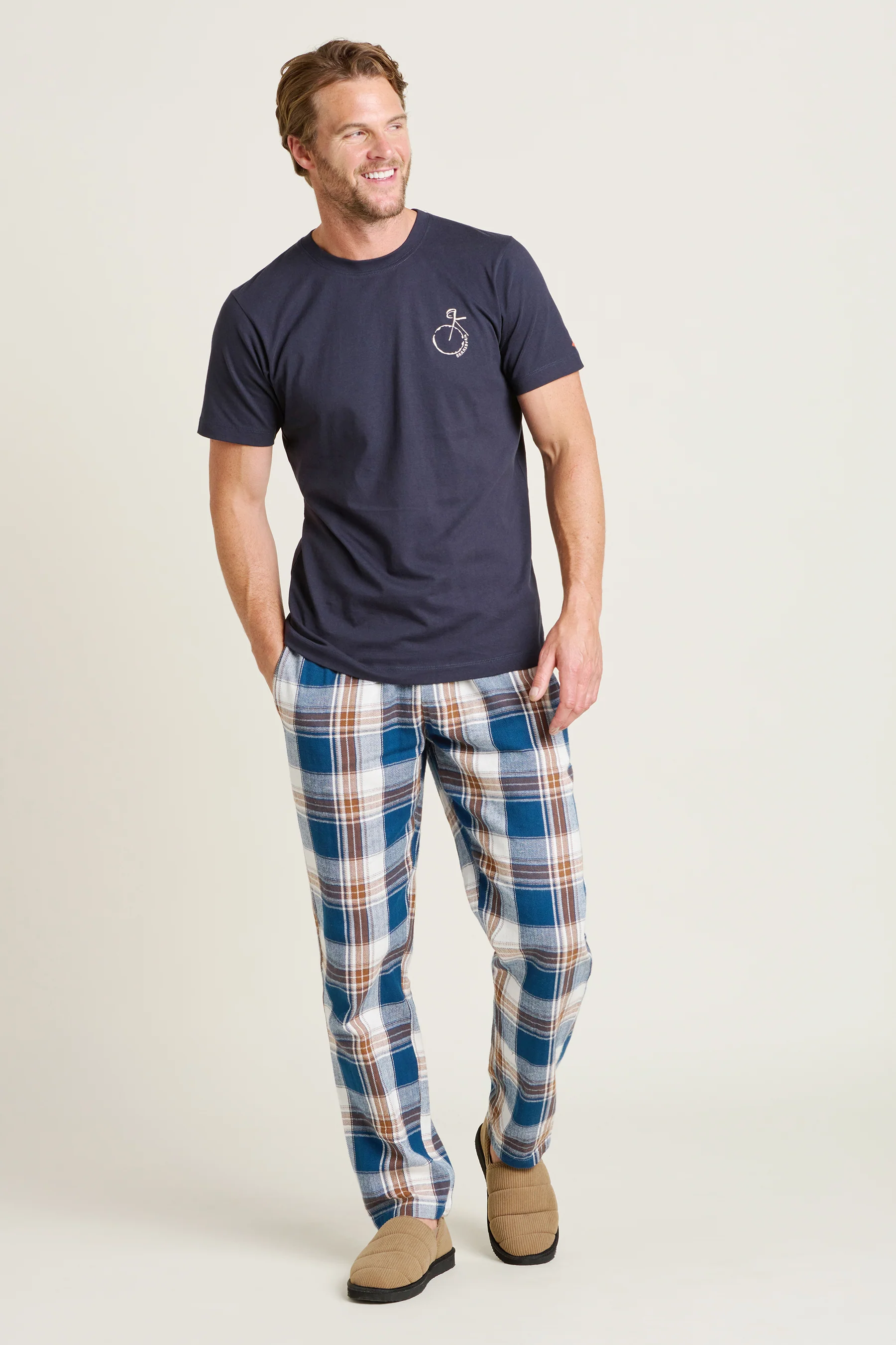 Winter Check Pyjama Bottoms - Image 5