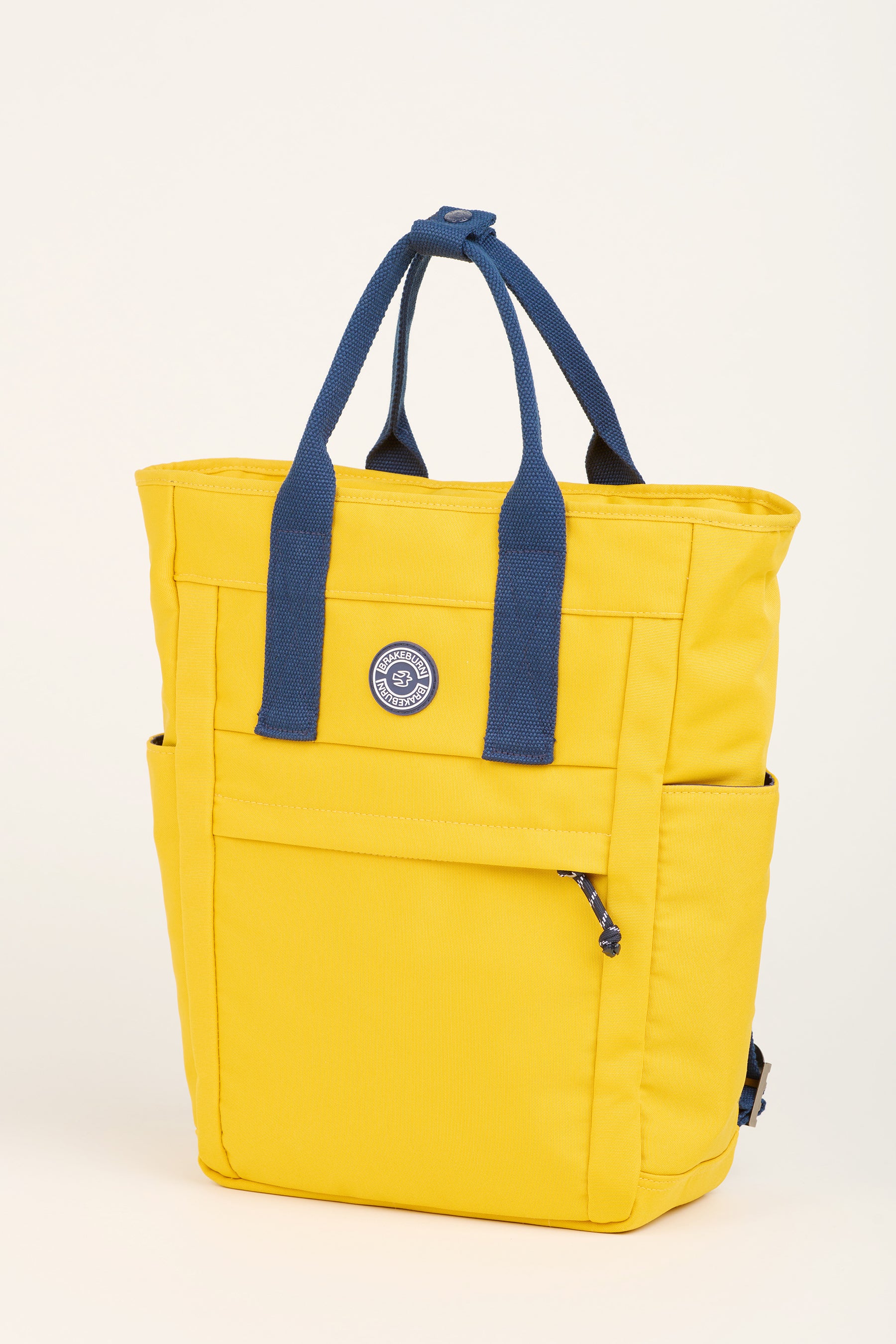 Yellow And Navy Tote Backpack - Image 4