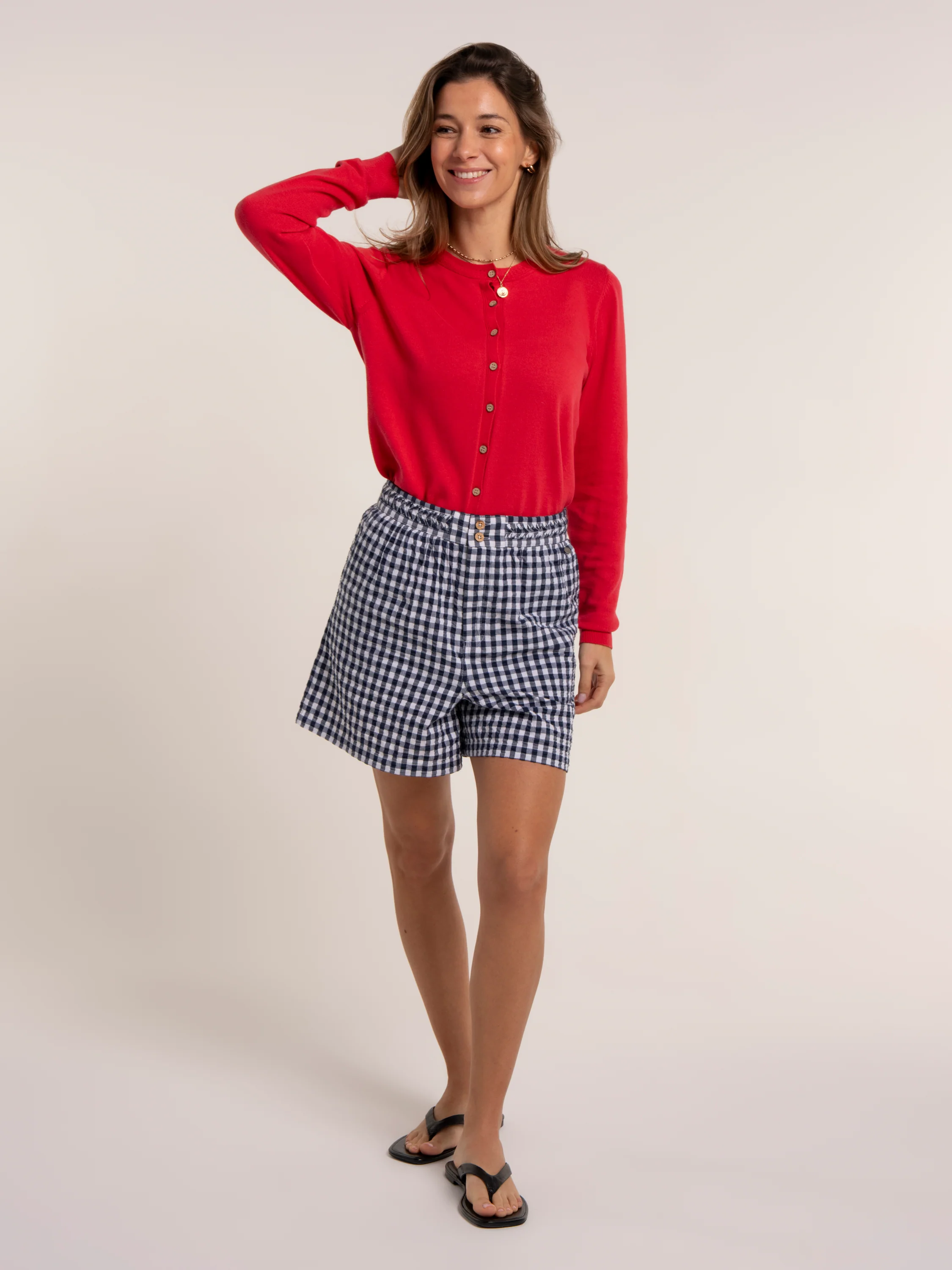 Ynez Gingham Beach Short - Image 4