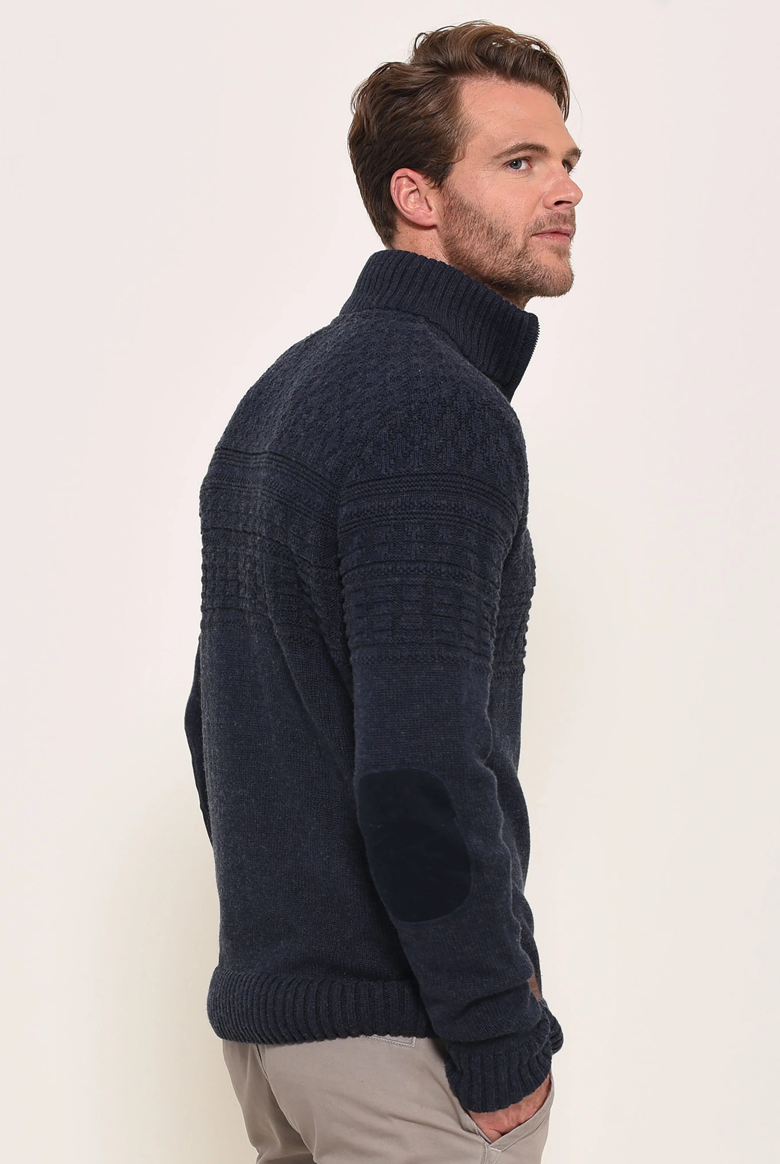 Quarter Zip Neck Jumper - Image 5