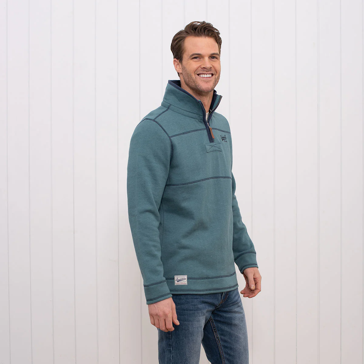 Zip Neck Sweat - Image 2